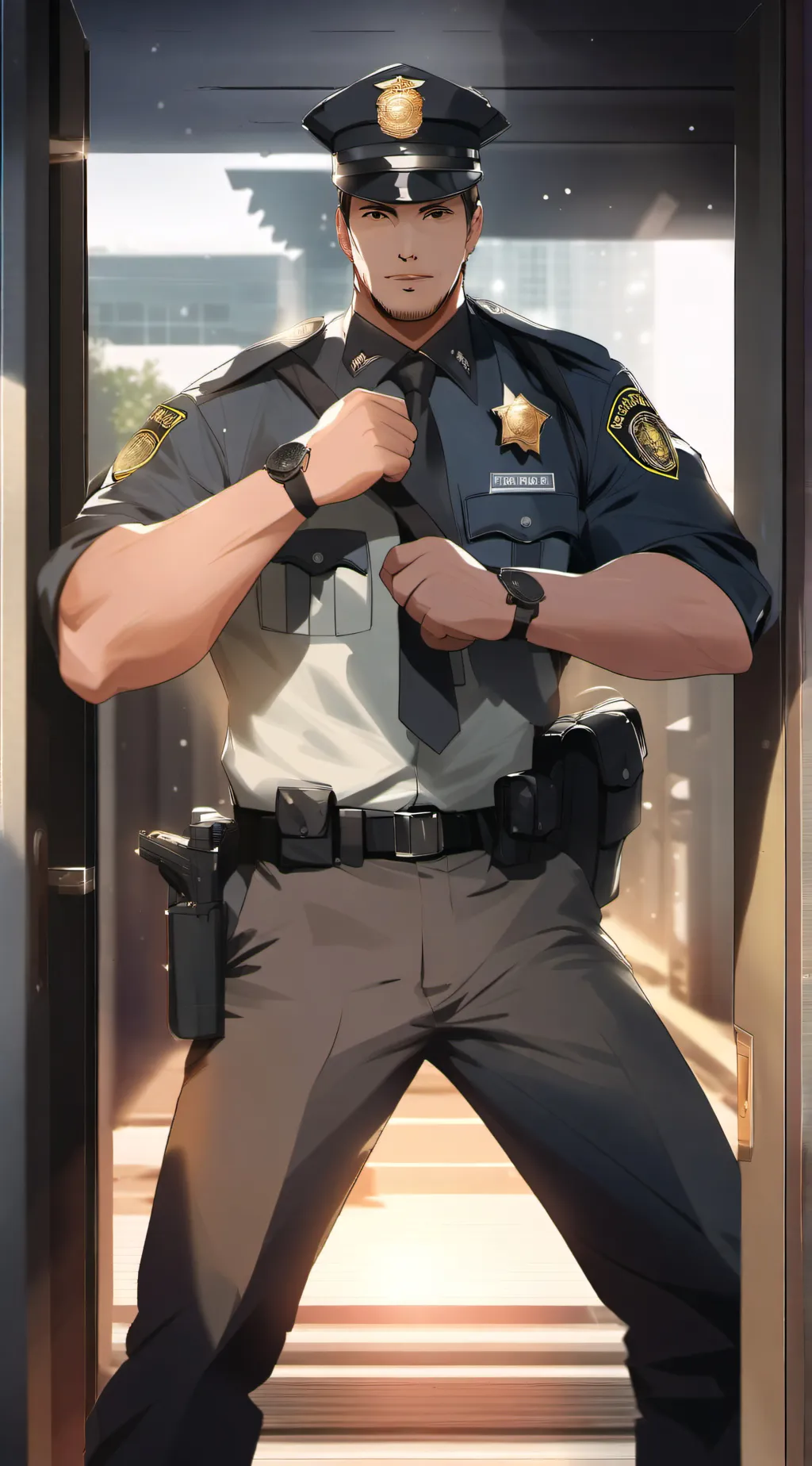 ai character: Officer Neil background