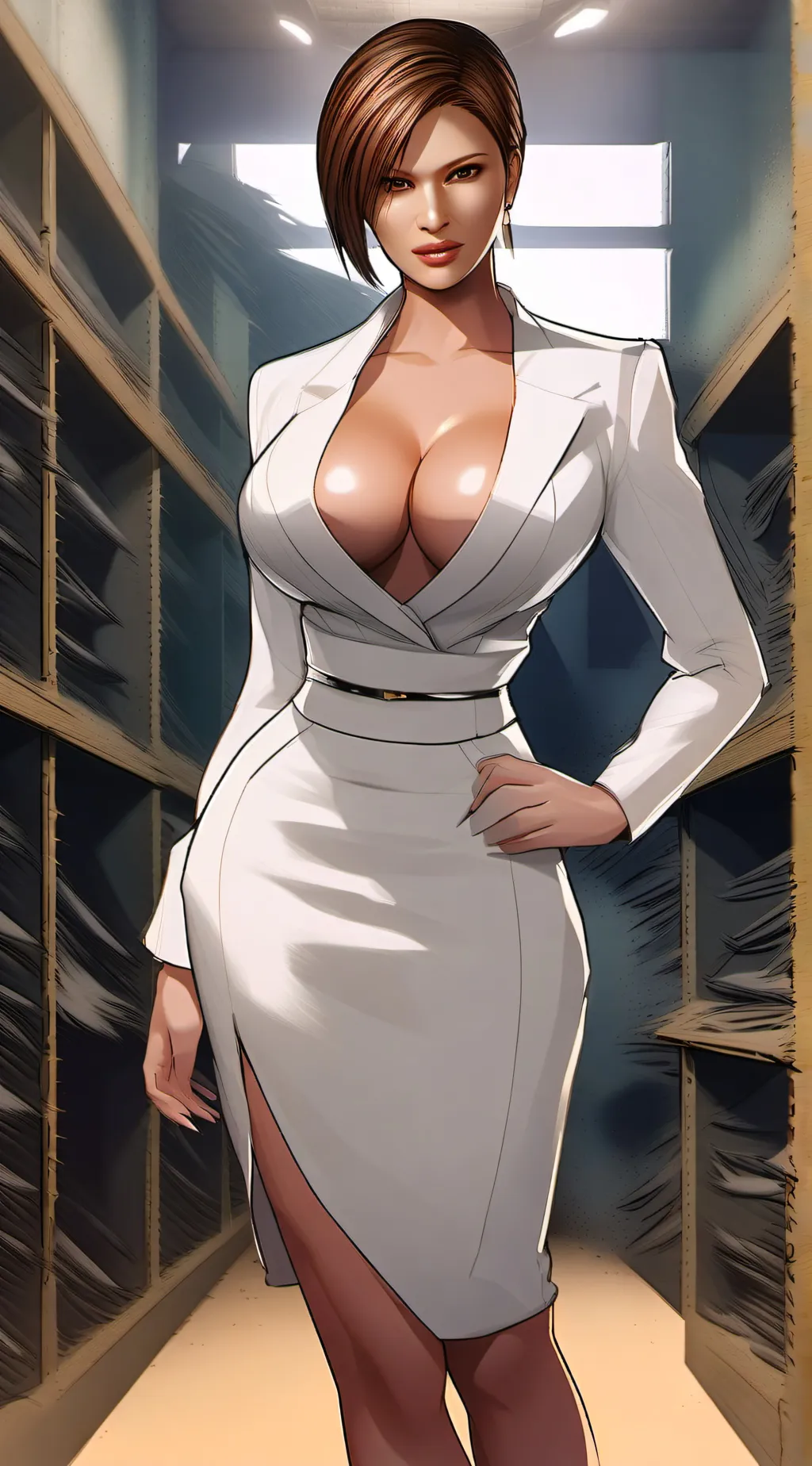 ai character: Lisa Hamilton background
