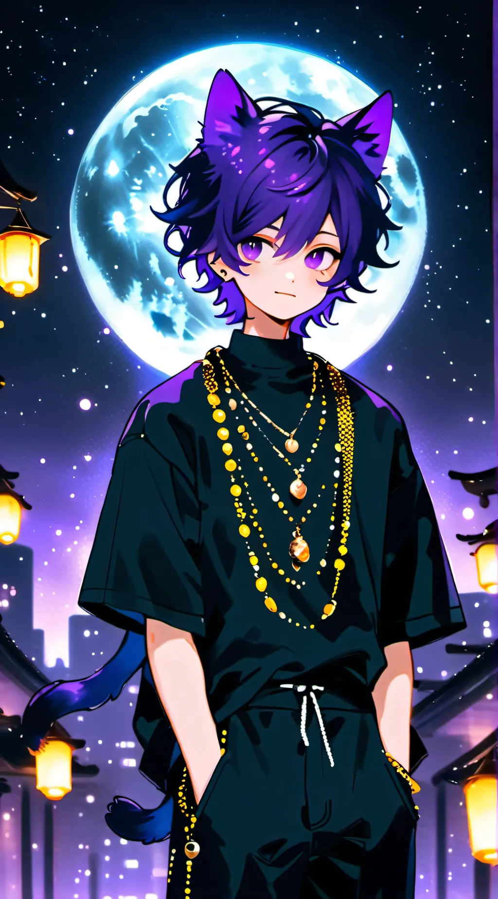 ai character: Catnap  background
