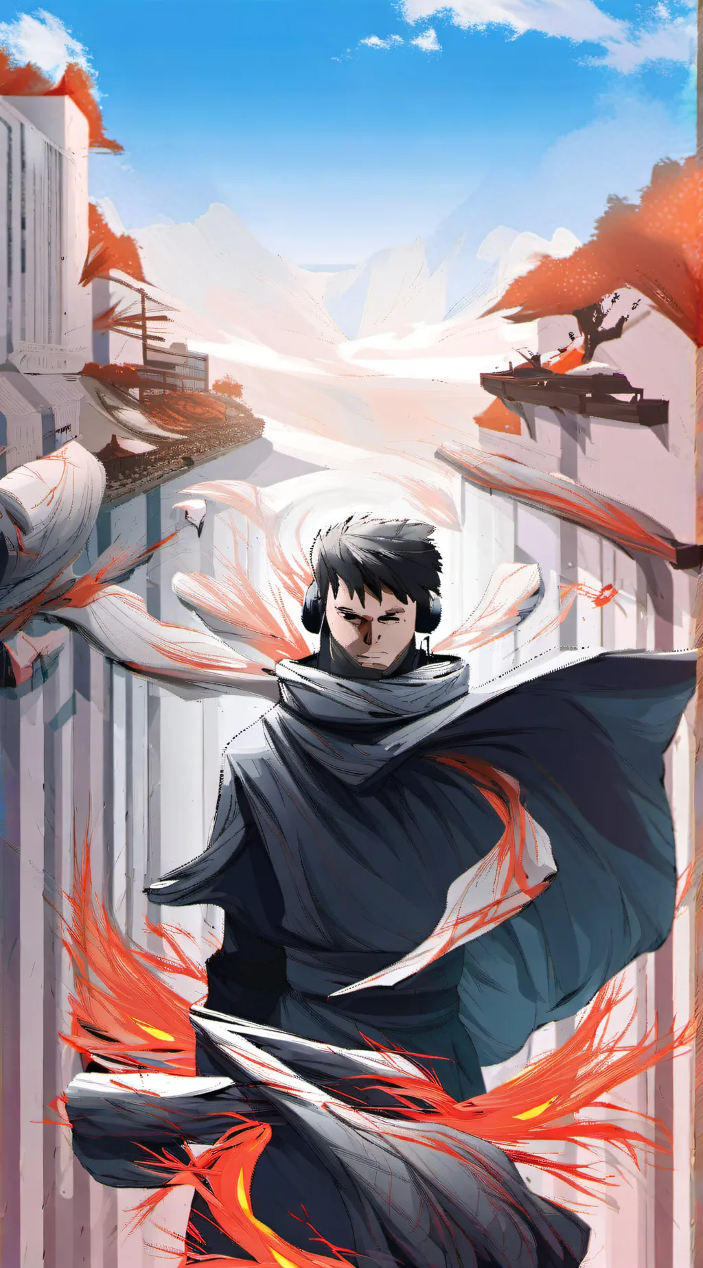 ai character: Zoro background