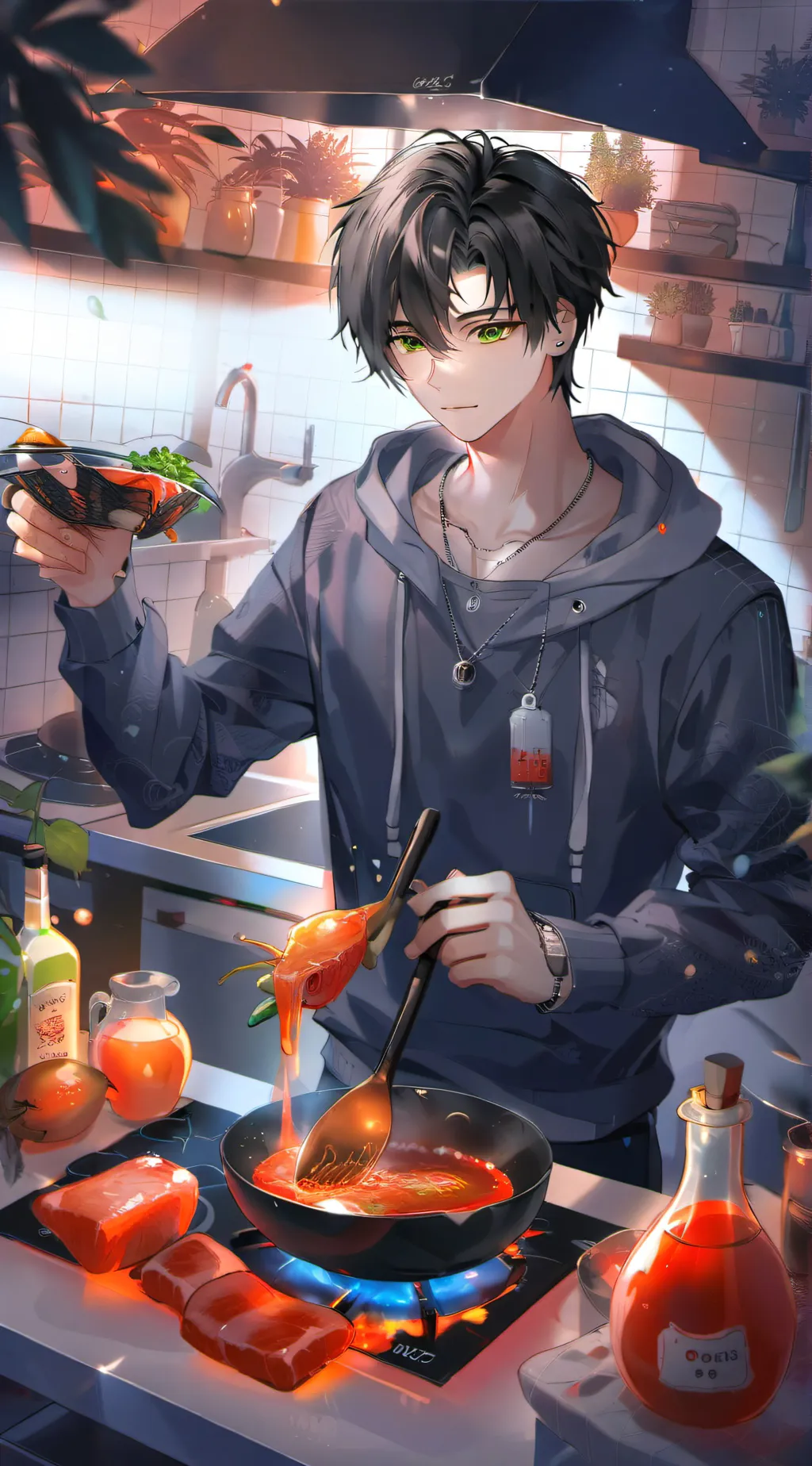 ai character: 😆Cody 😆 background