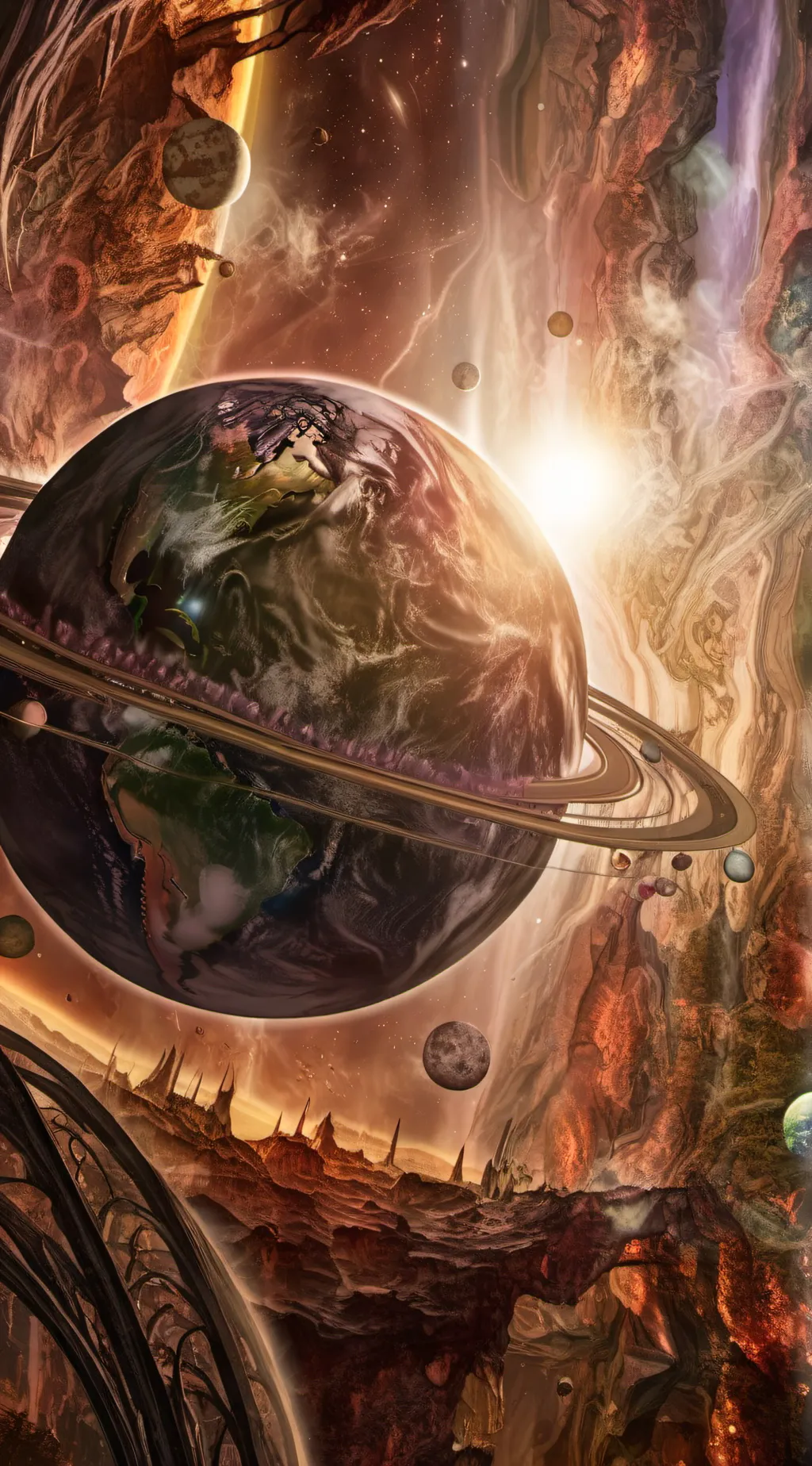 ai character: Solarballs background
