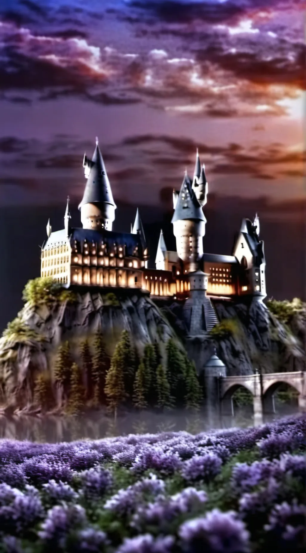 ai character: Hogwarts  background