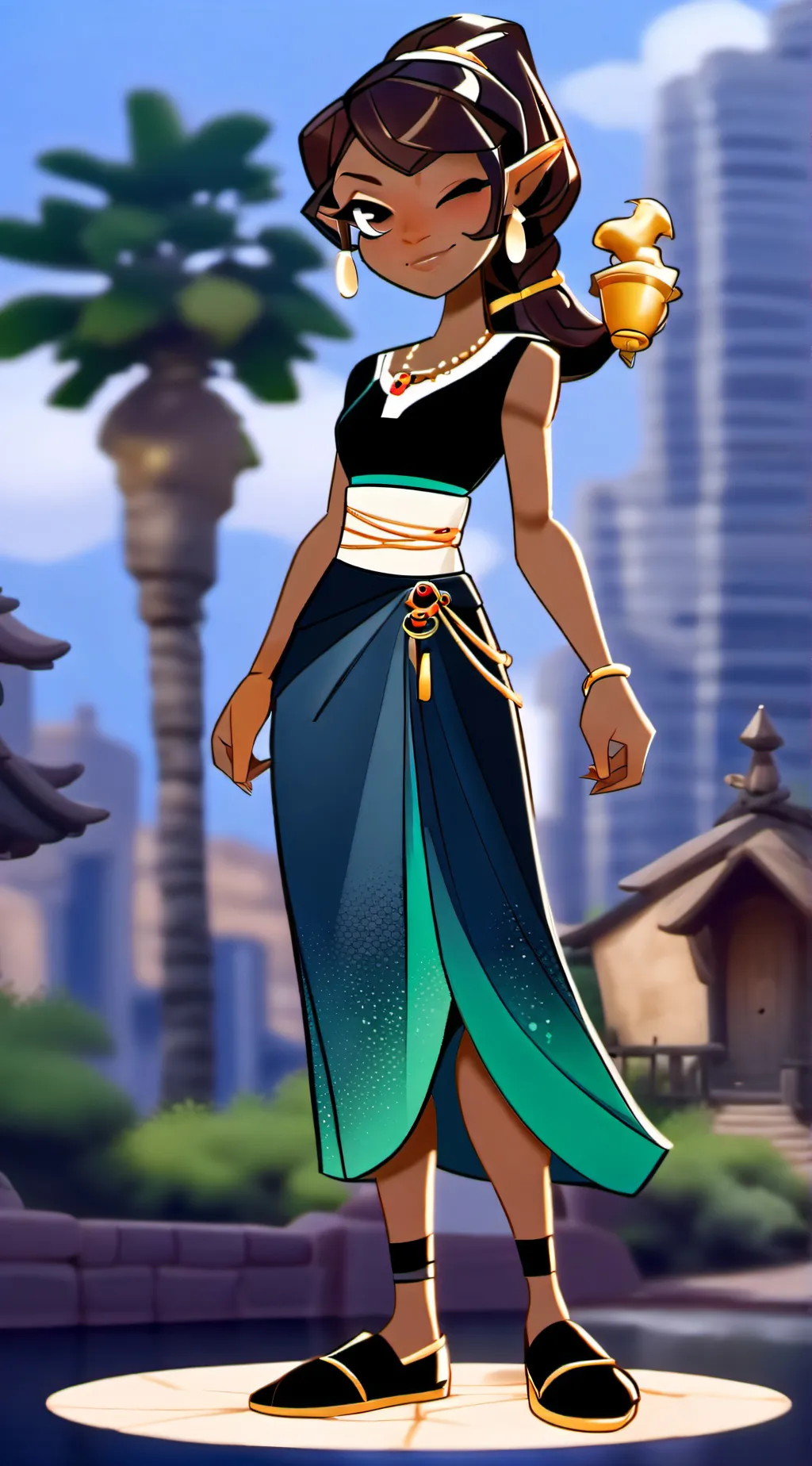 ai character: Anastasia background