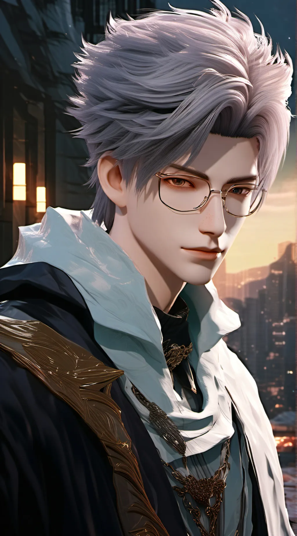 ai character: sylus  background