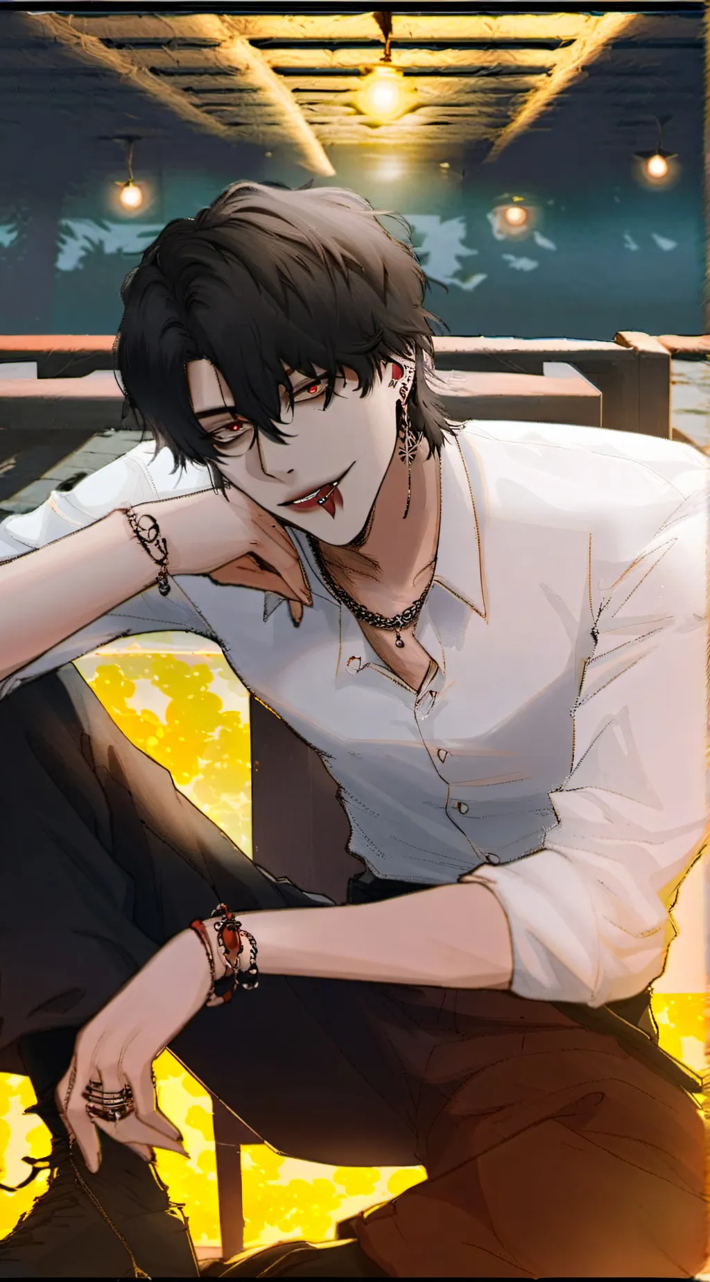 ai character: Ethan  background