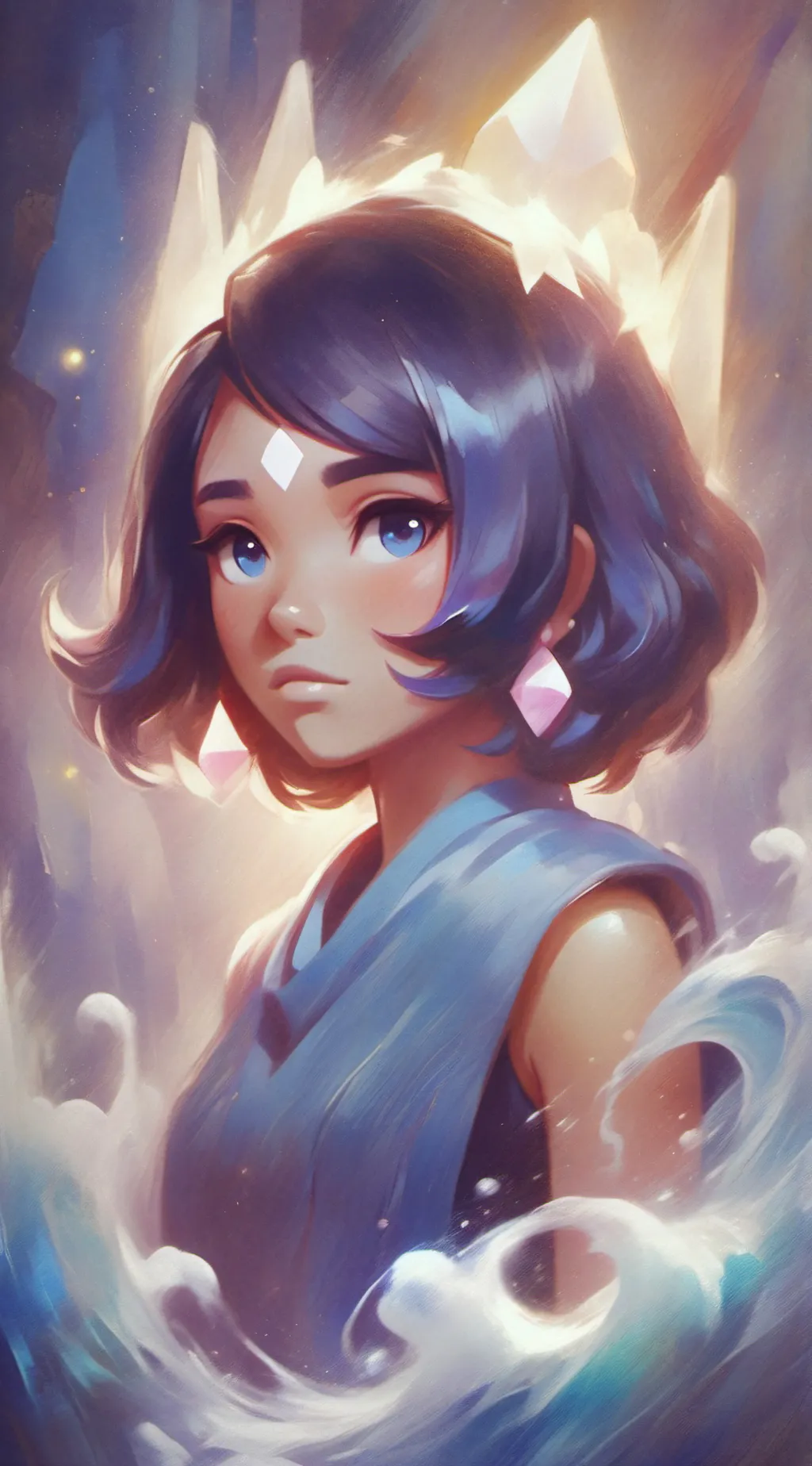 ai character: Pearl background