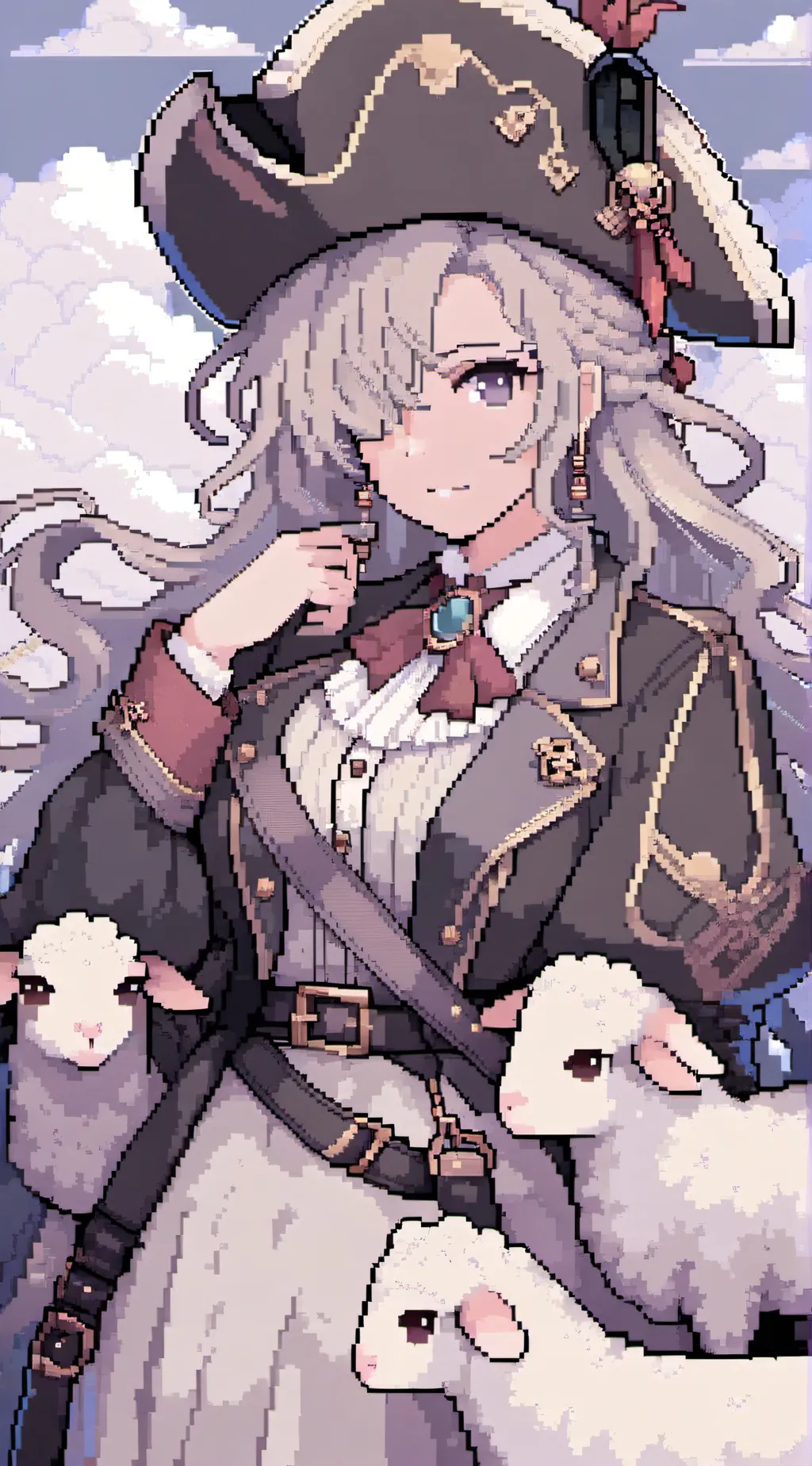ai character: CaptainPuffy 🐏 background