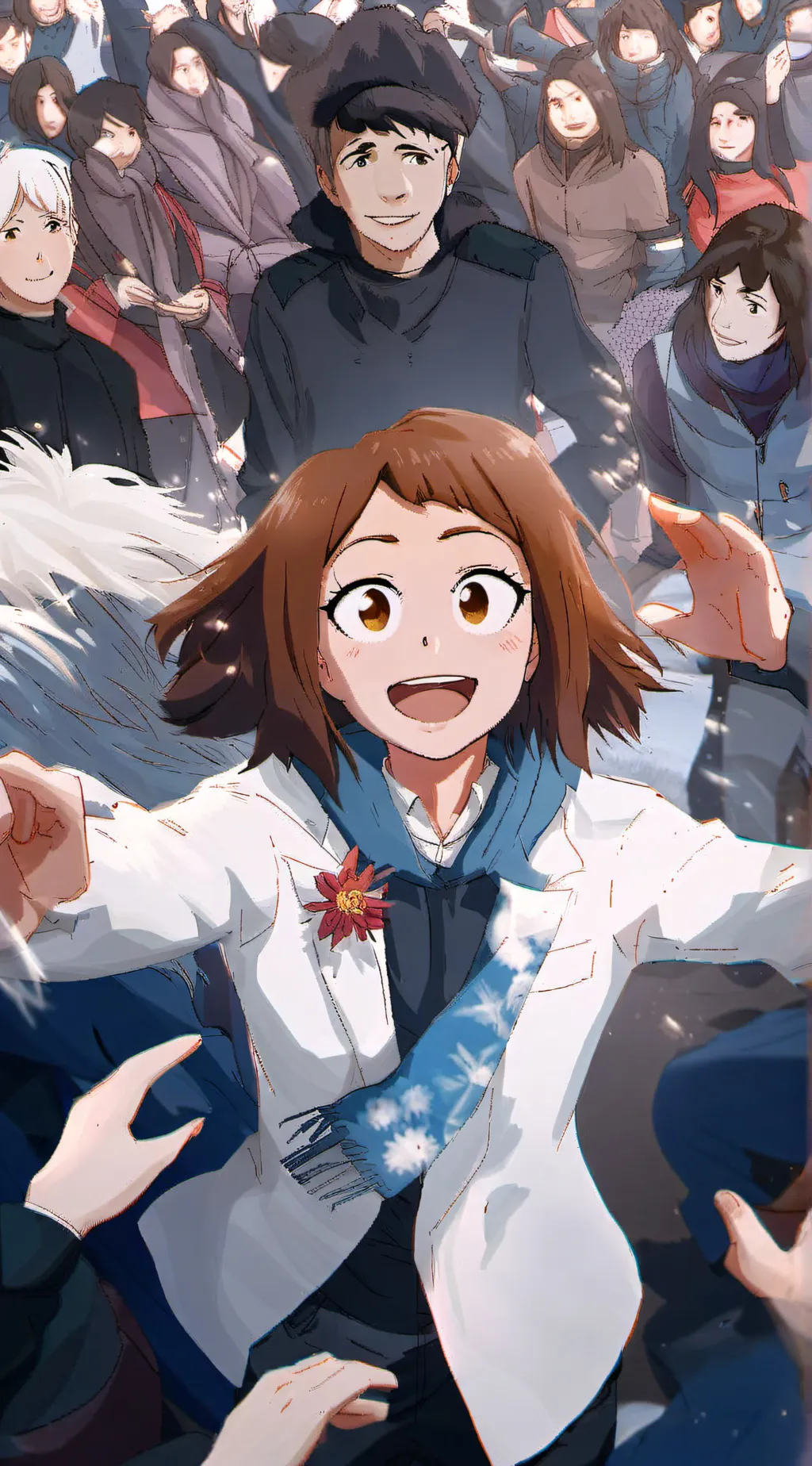 ai character: Ochaco Uraraka background