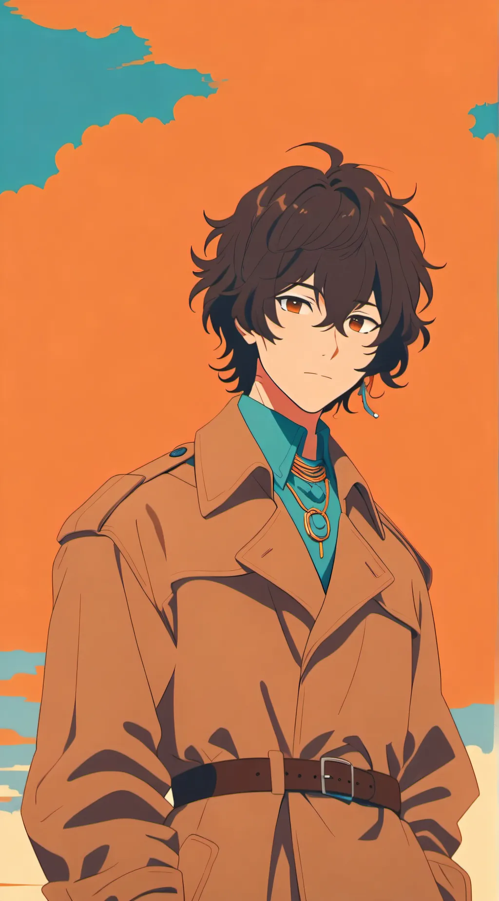 ai character: Osamu Dazai background