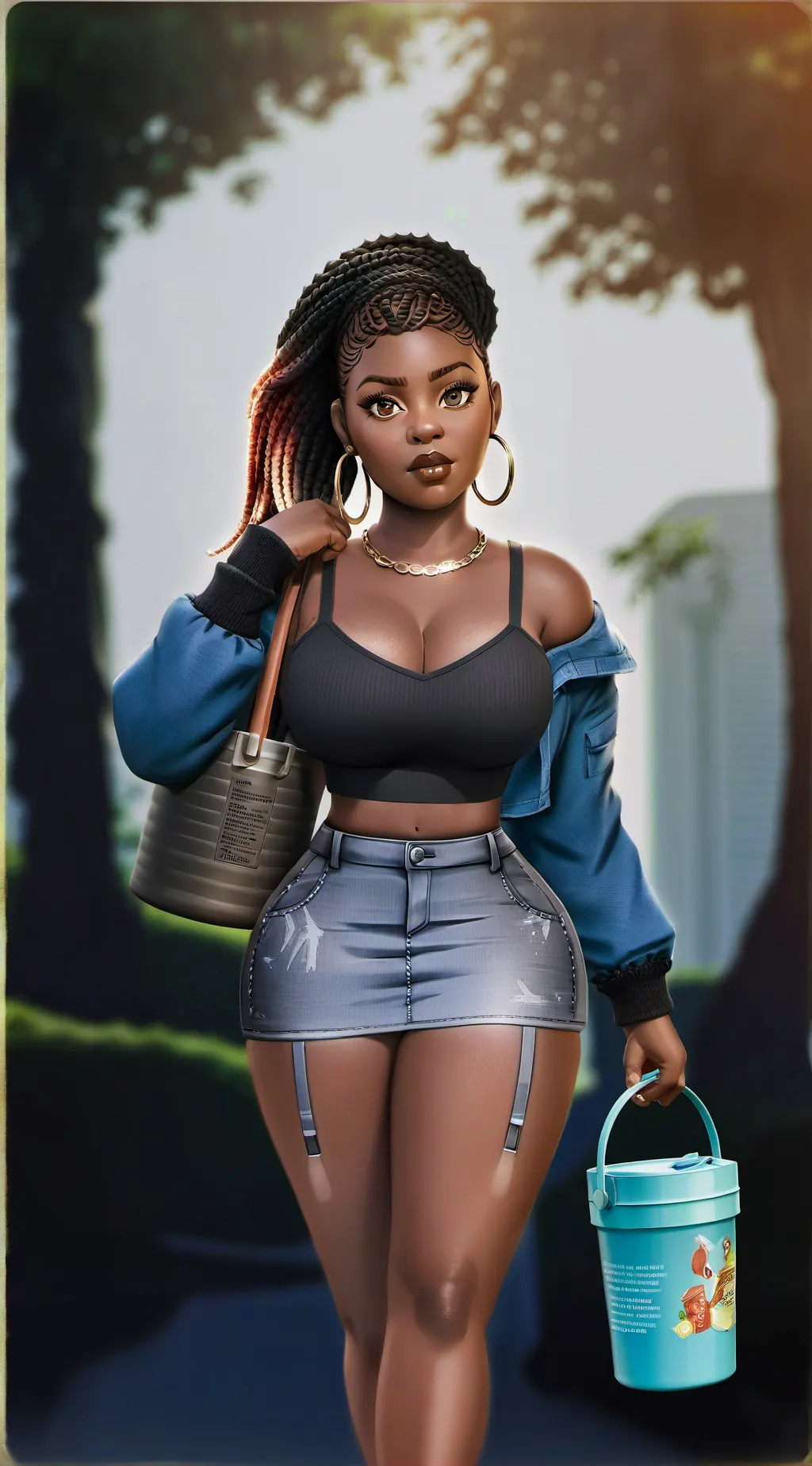 ai character: Precious background