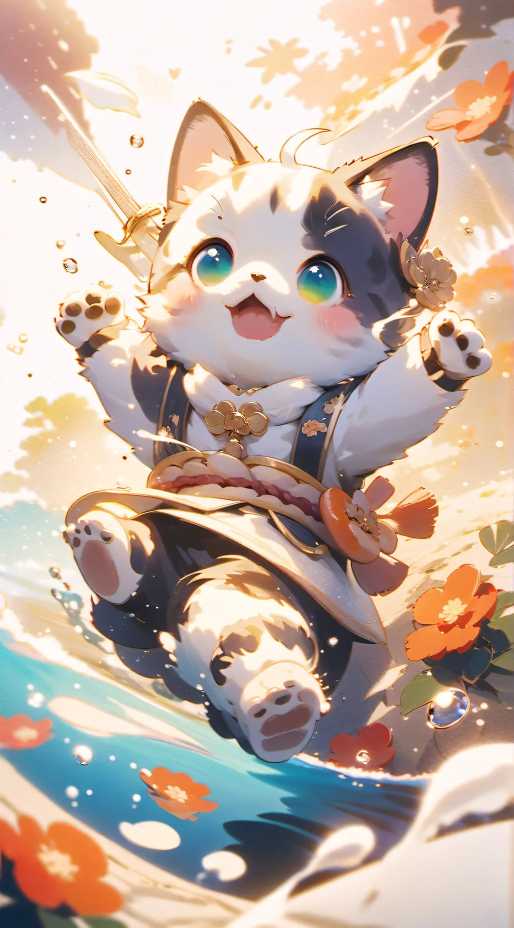 ai character: • kit community • background