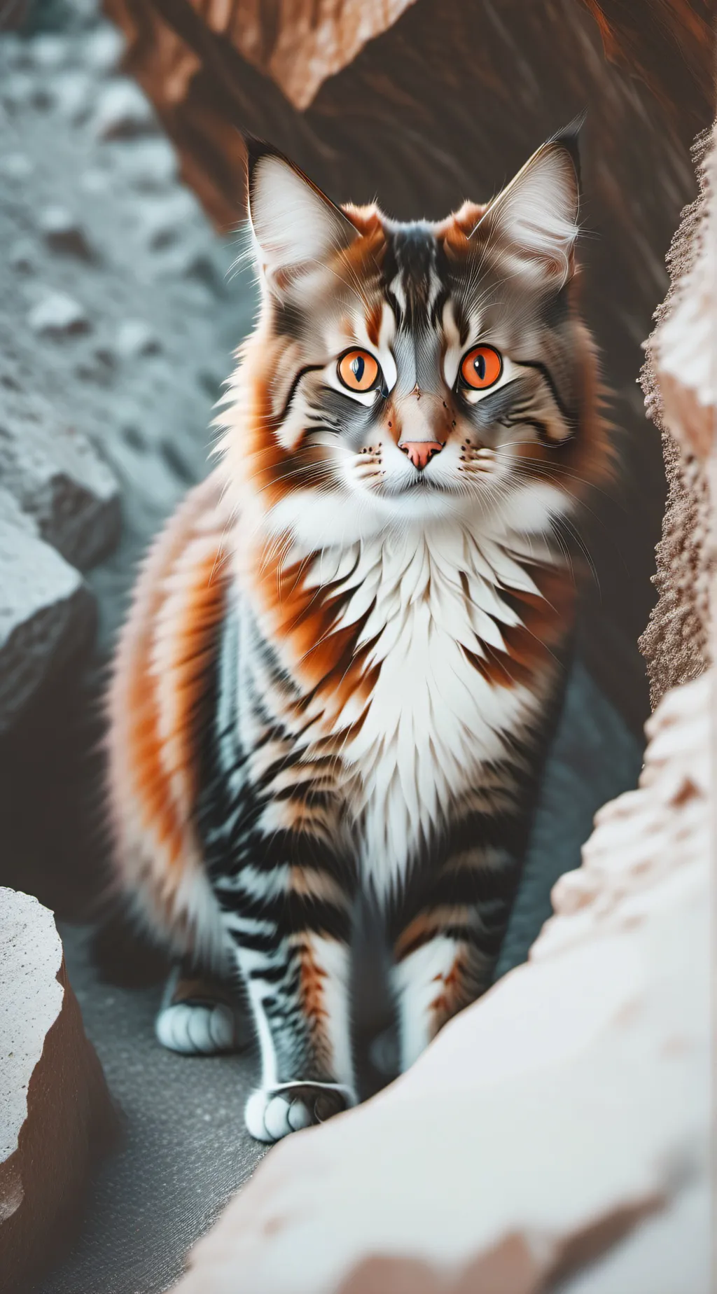 ai character: aradom Adorablecat background