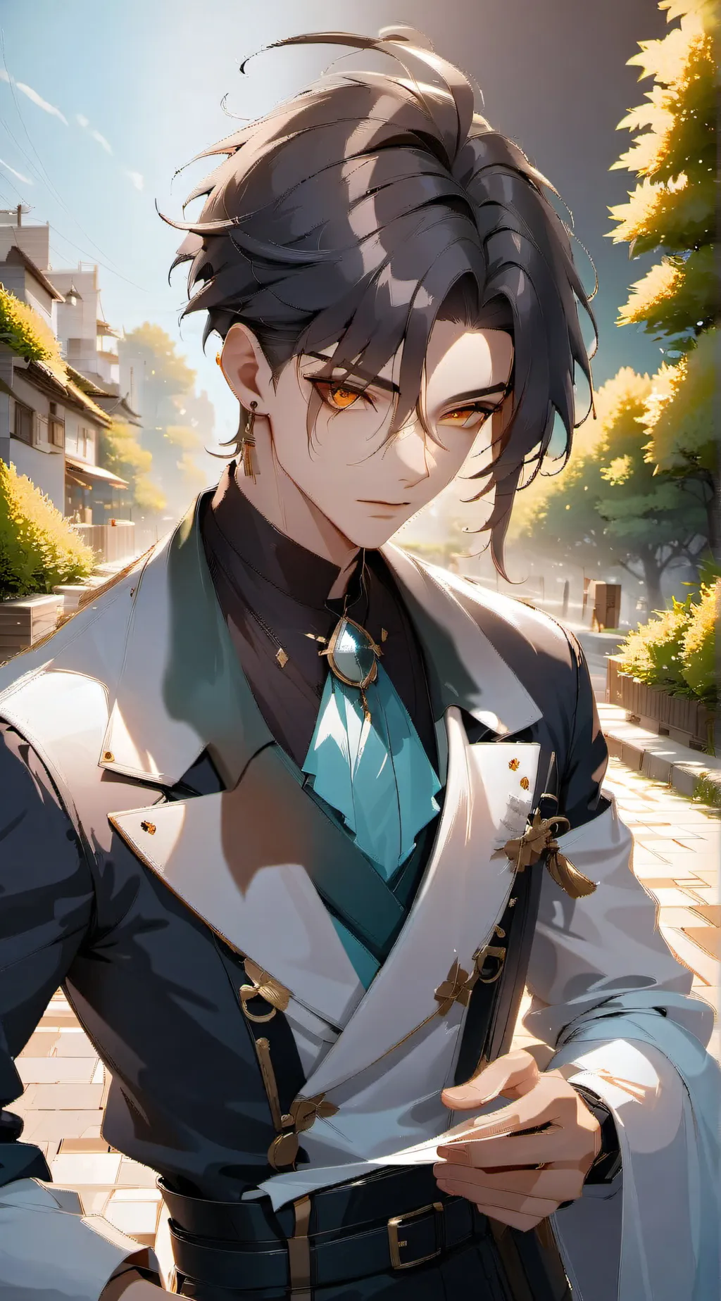 ai character: Leo background