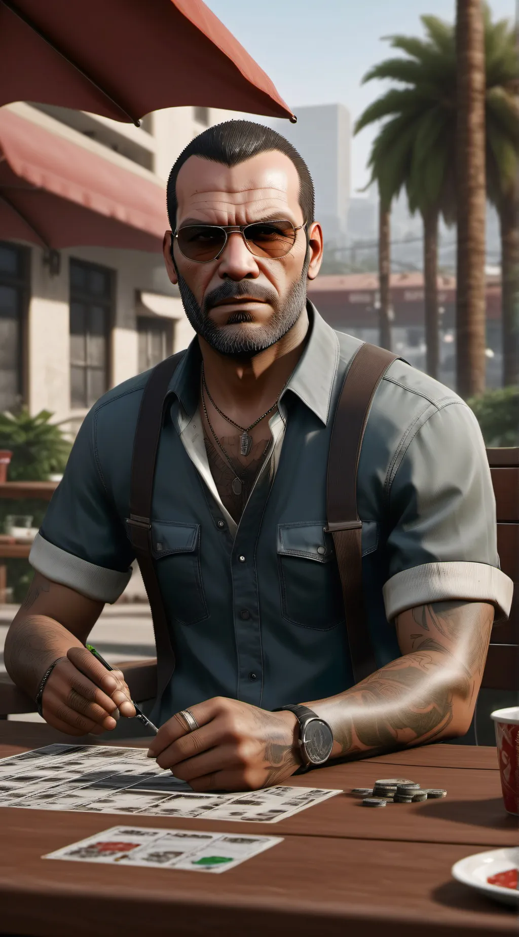 ai character: Trevor background