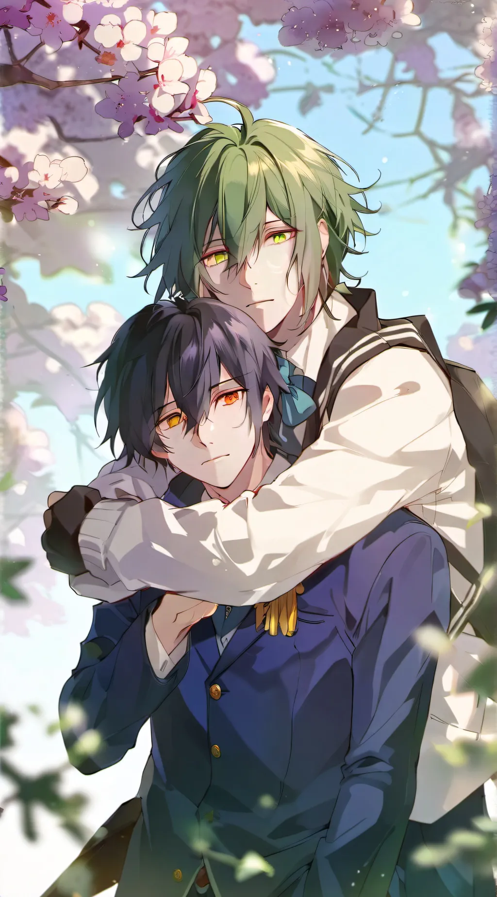 ai character: Vaku and Rin background