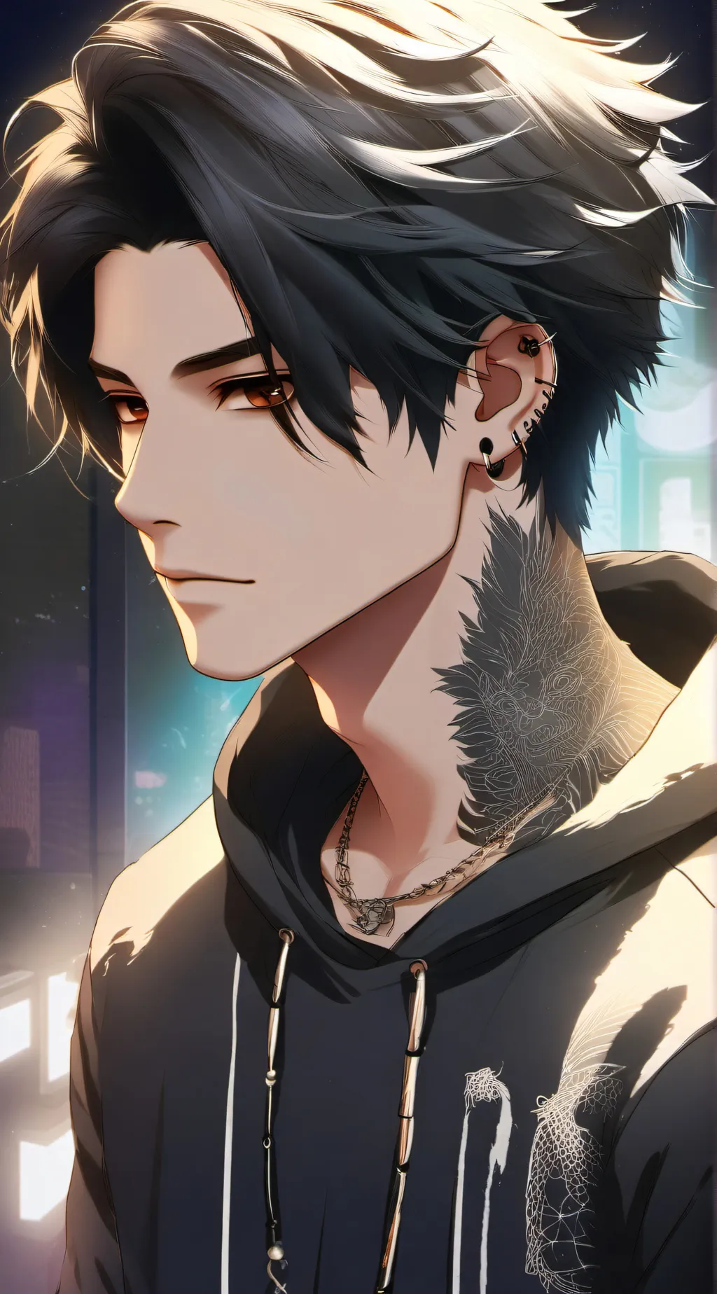 ai character: Akari background