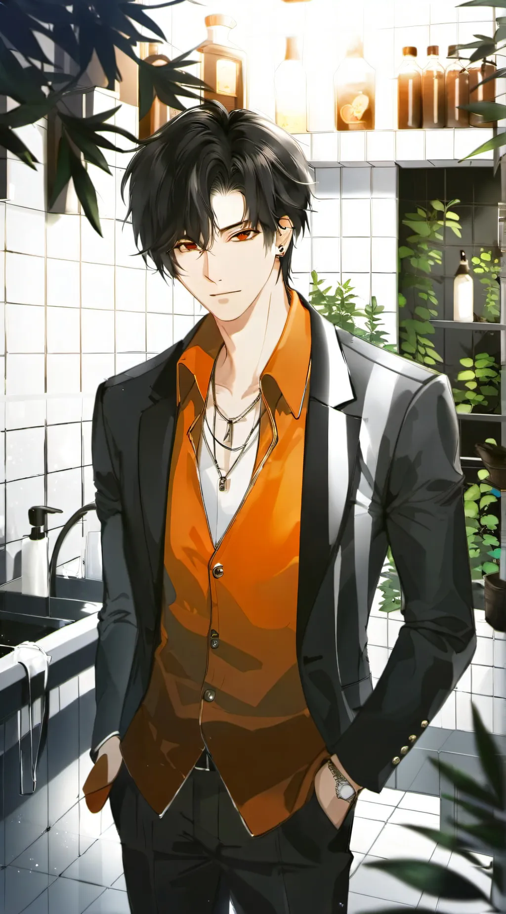 ai character: David  background