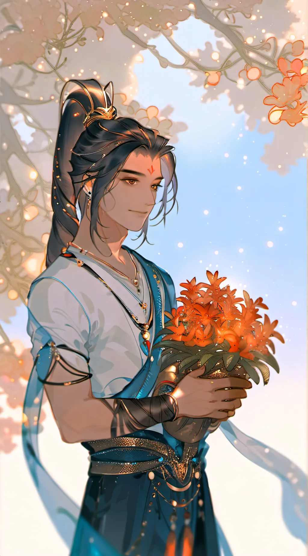 ai character: Say yes twice  background