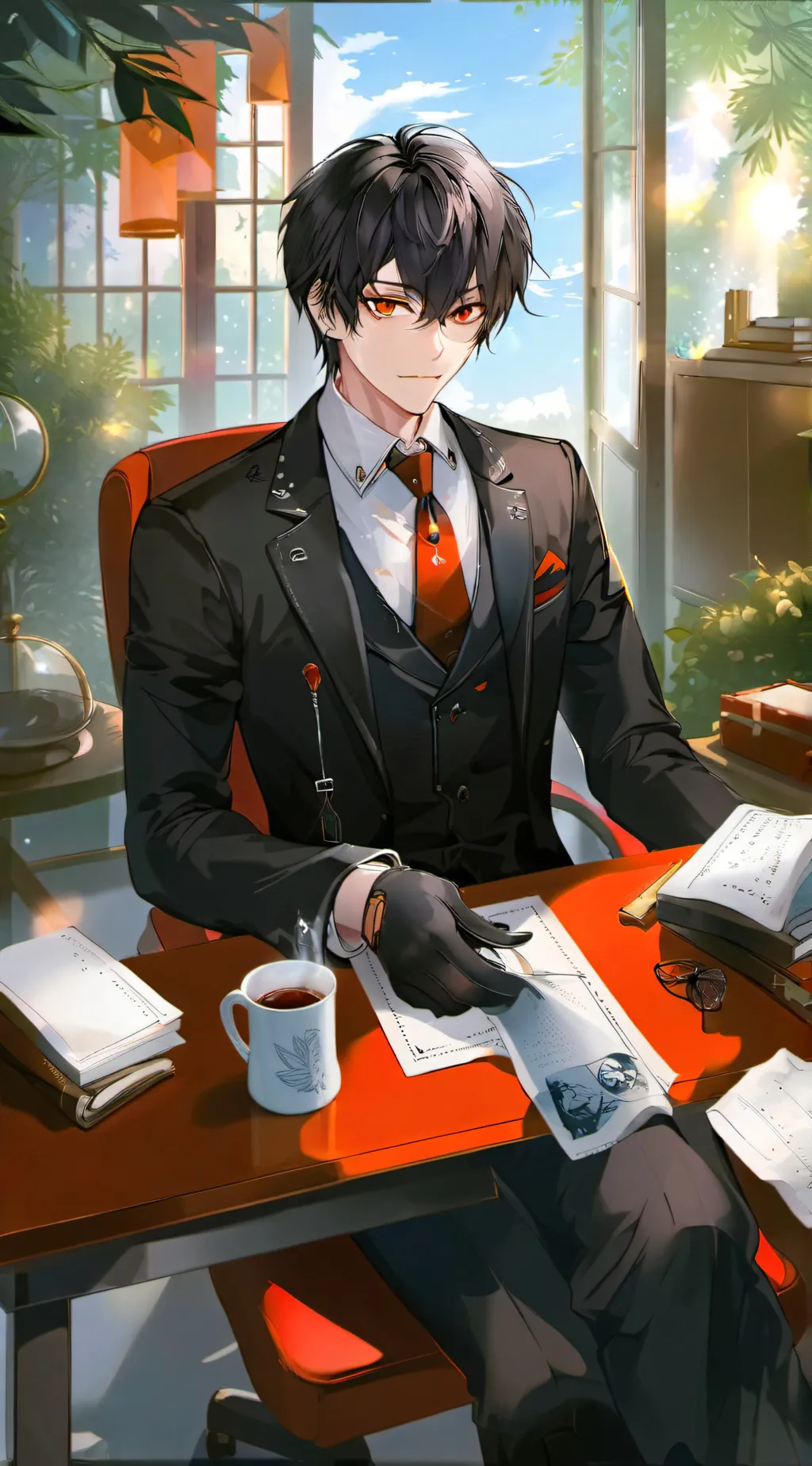 ai character: Brad background