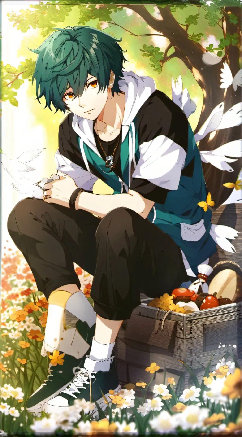 ai character: bakudeku background