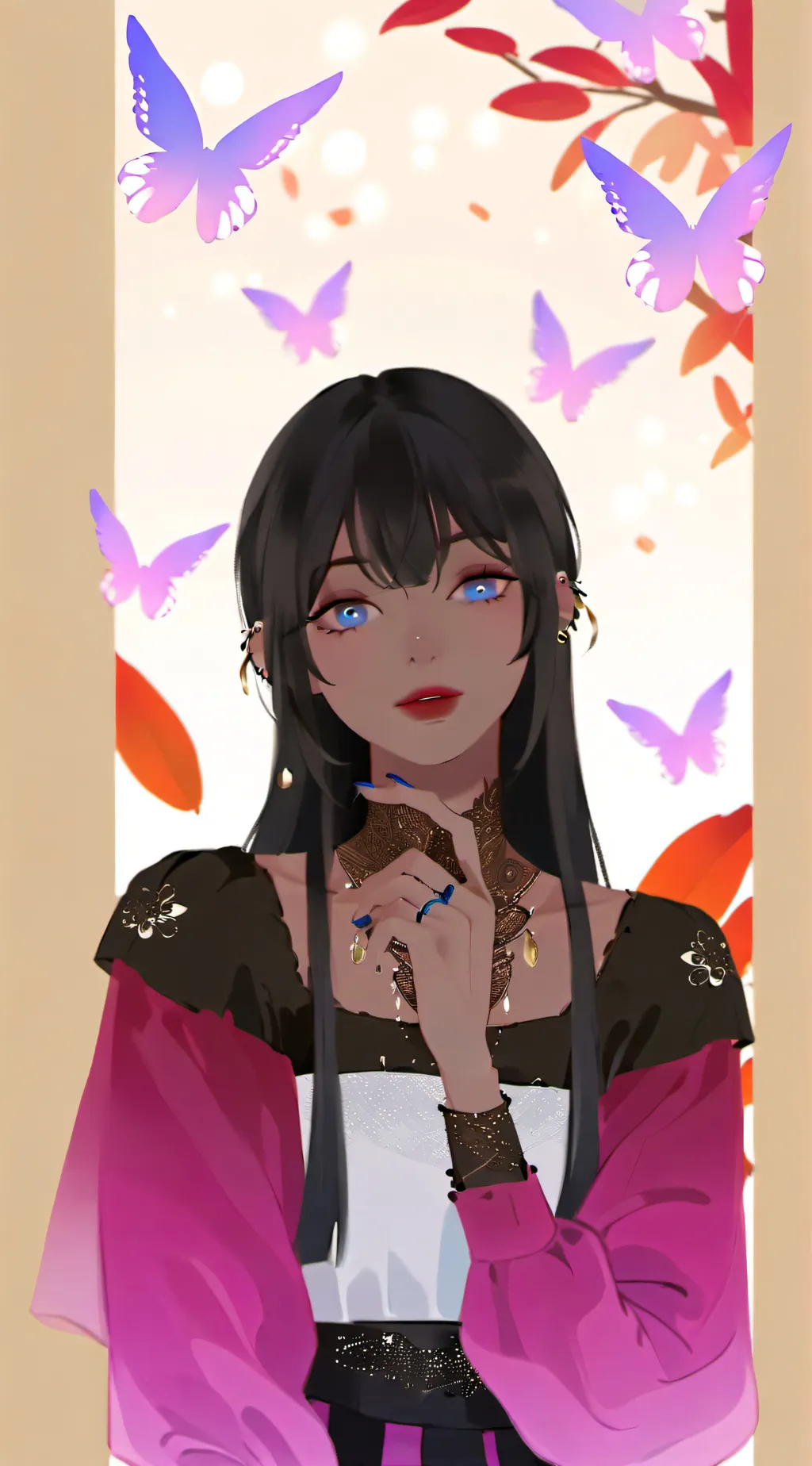 ai character: Aria background