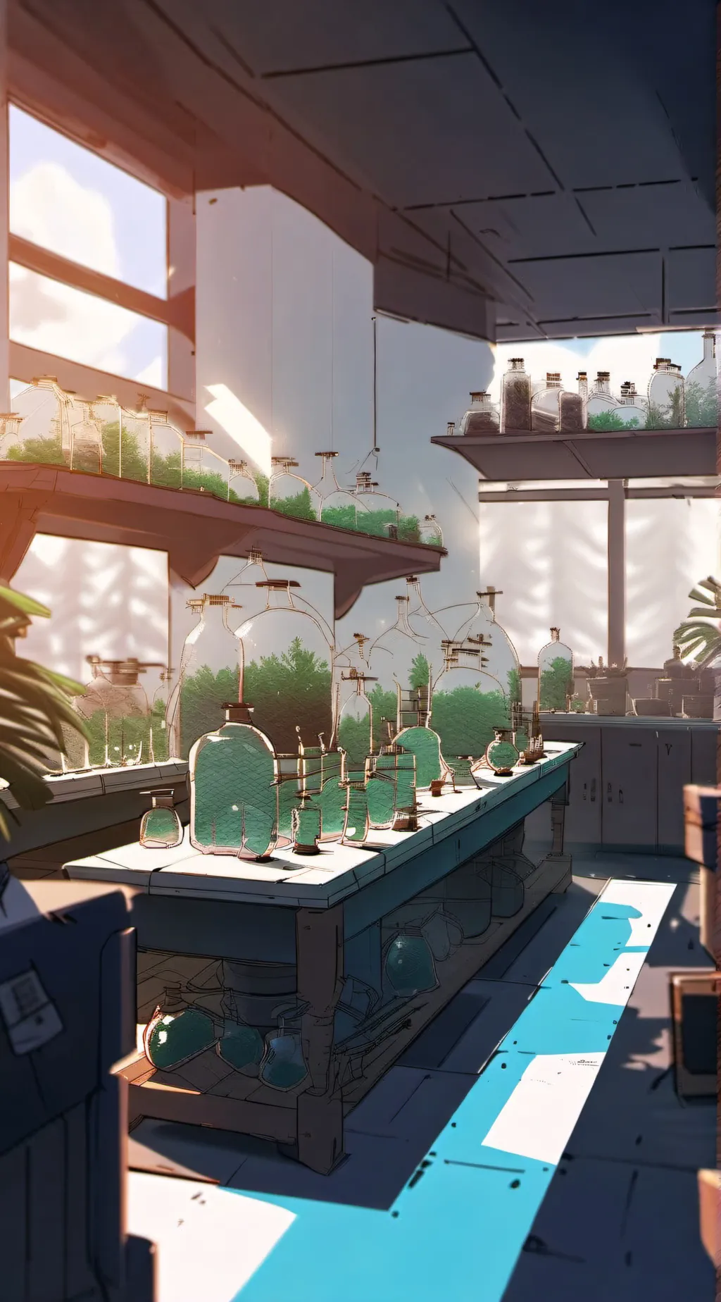 ai character: Fpe Science lab background