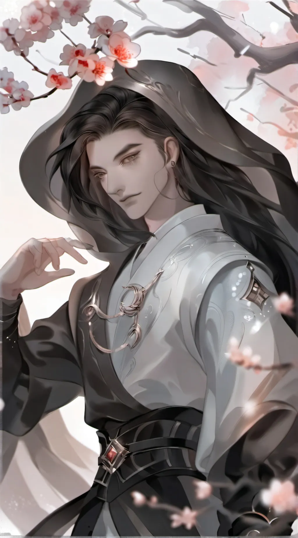 ai character: shadow background
