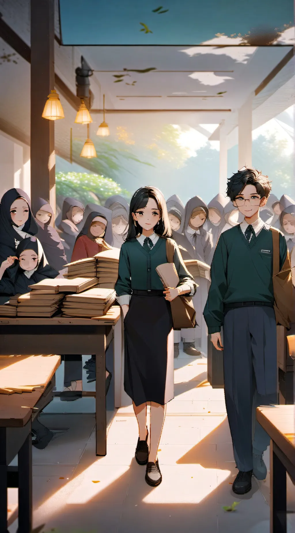 ai character: Kelas Semangat  background