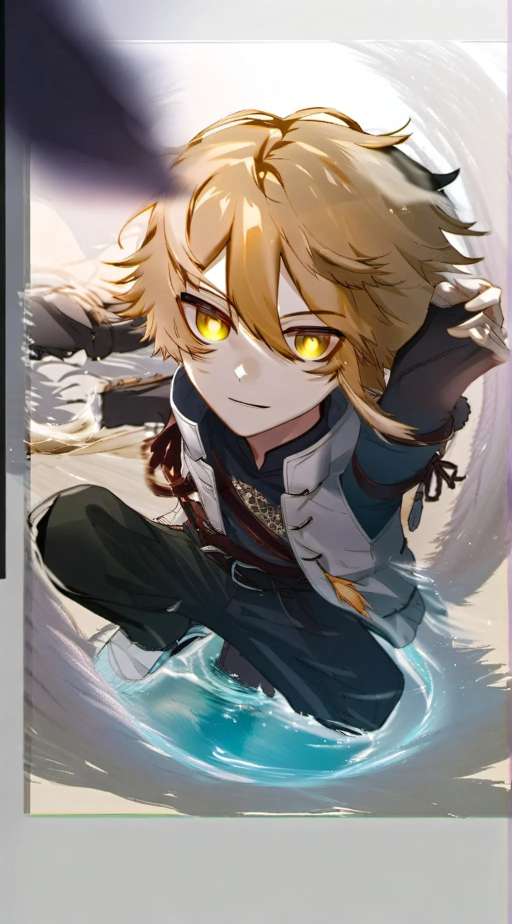 ai character: hollow PB  background