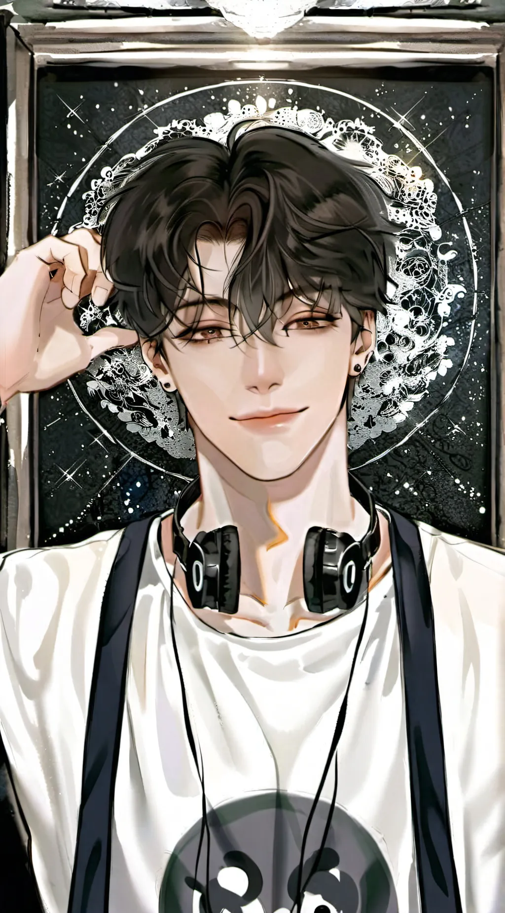 ai character: Sebastian  background