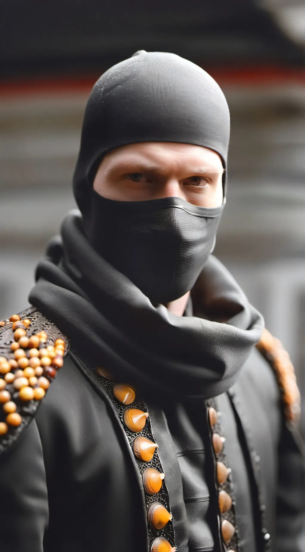 ai character: road man  background