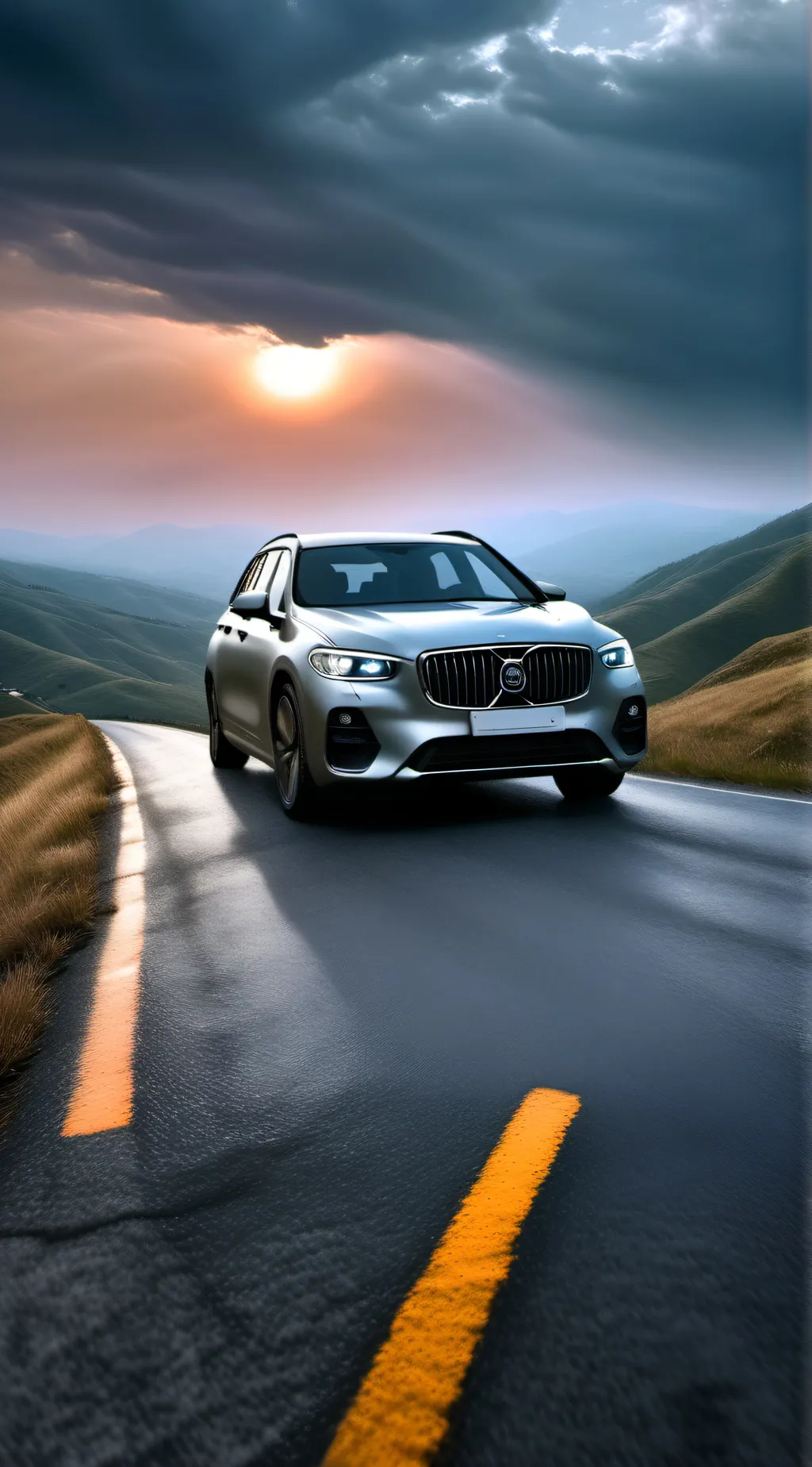 ai character: HH road trip background