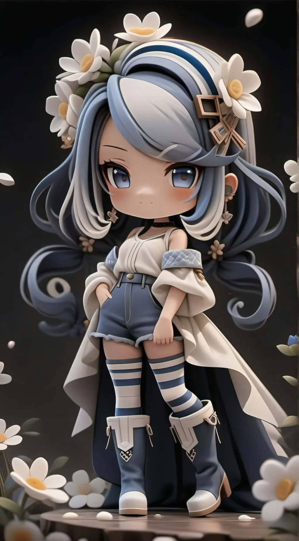 ai character: Little Carly background
