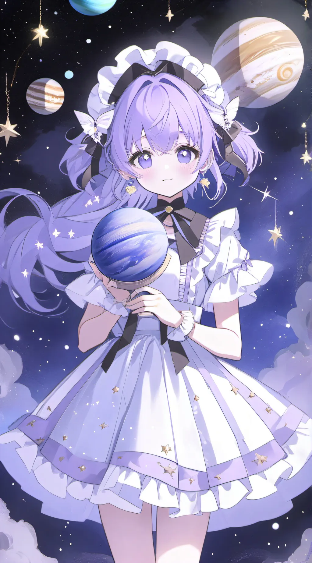 ai character: solarballs background