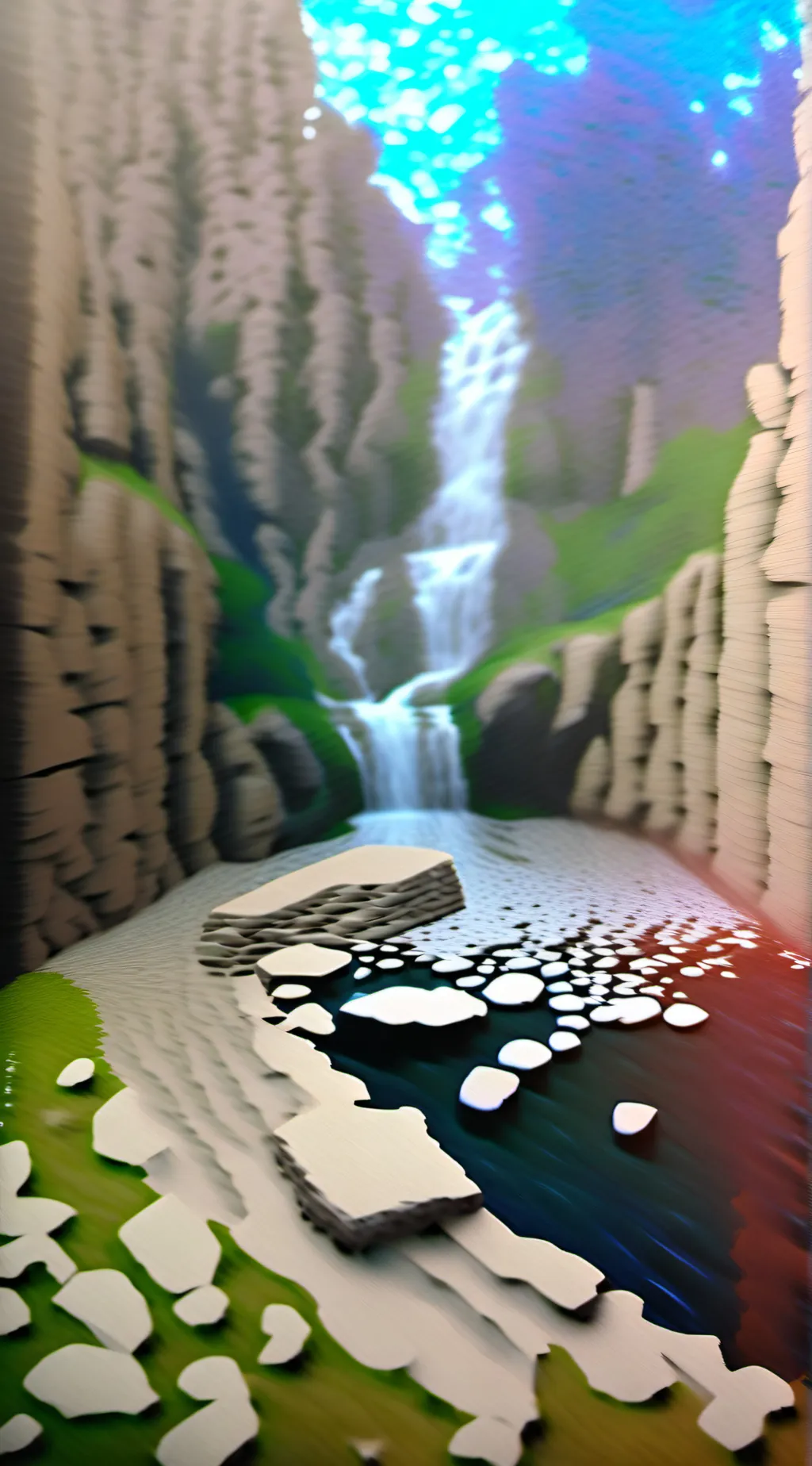 ai character: A water inflation  background