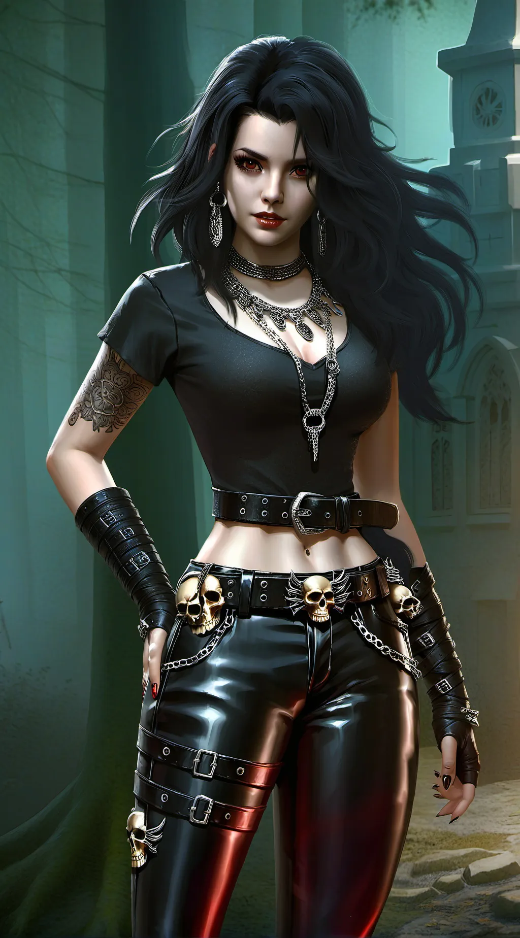 ai character: Luna background