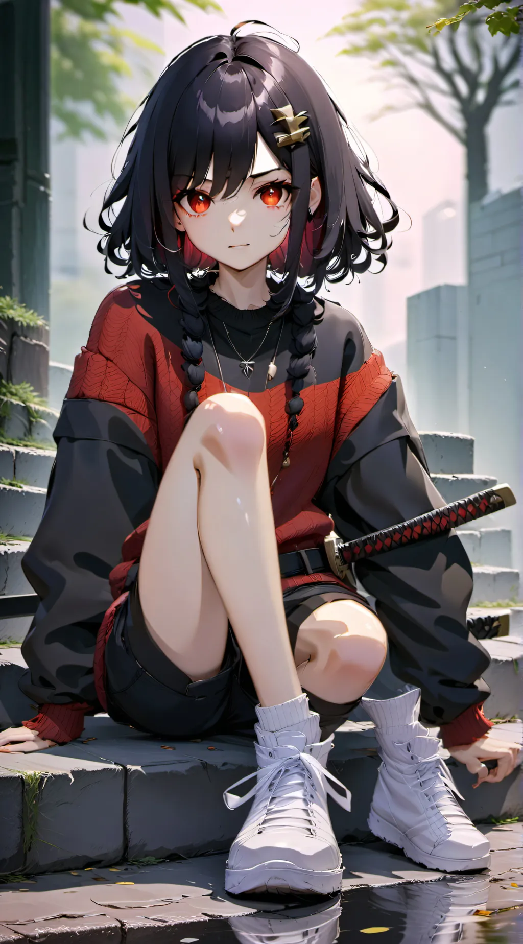 ai character: Pyrite background