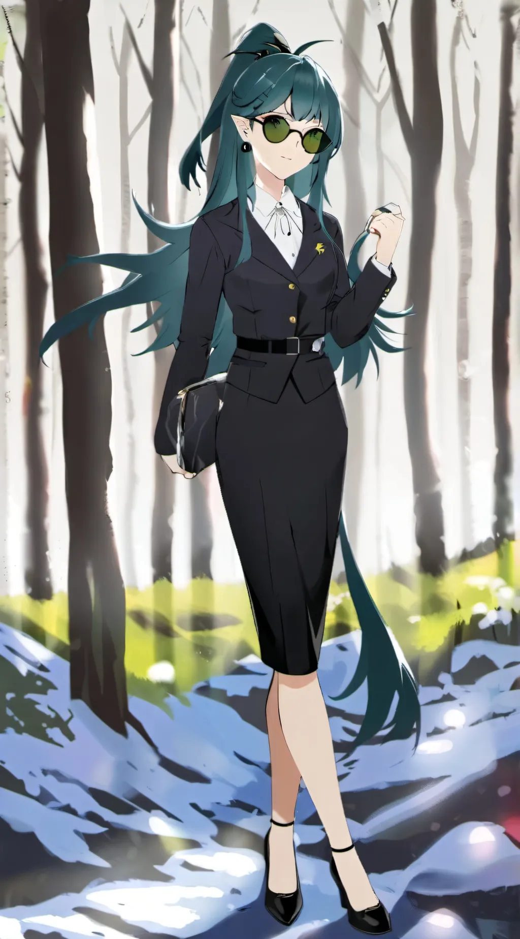 ai character: Ms Aoyama background