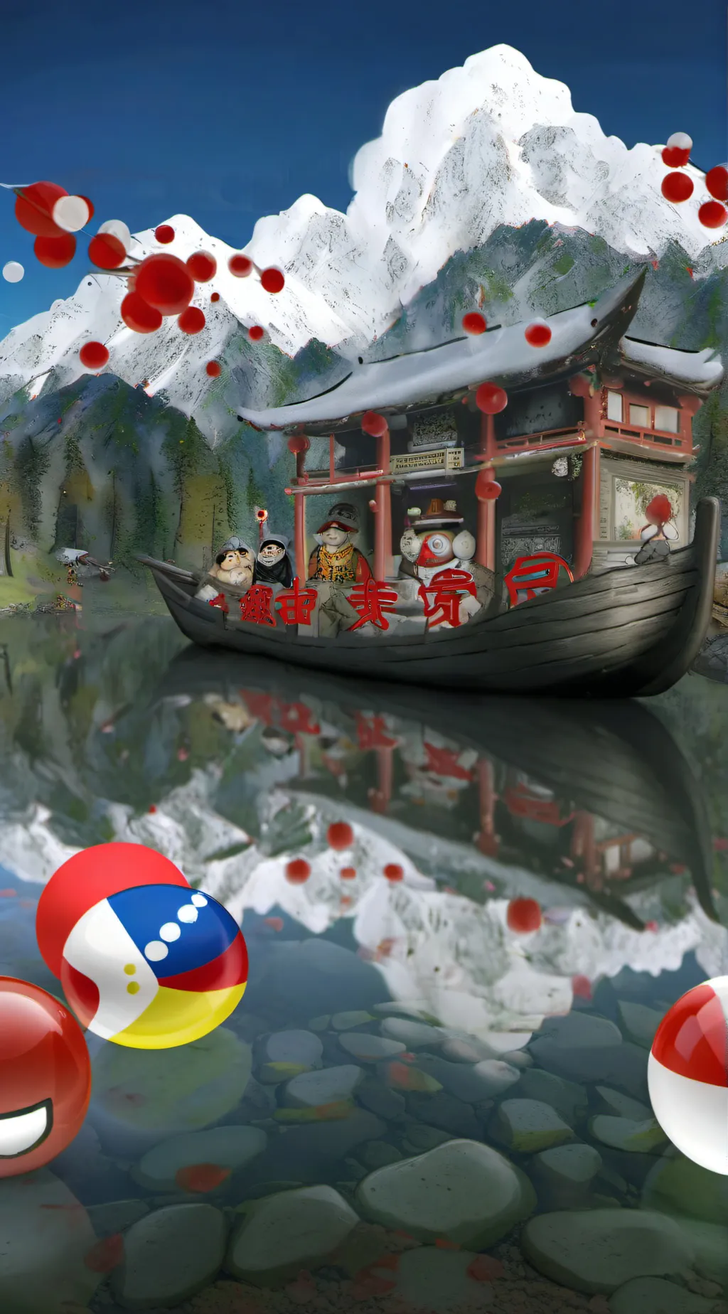 ai character: country humans background