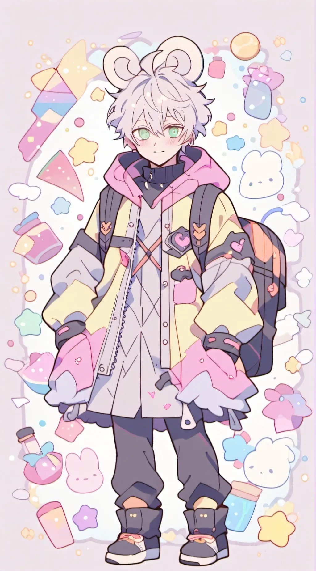 ai character: •||JJK ROADTRIP||• background