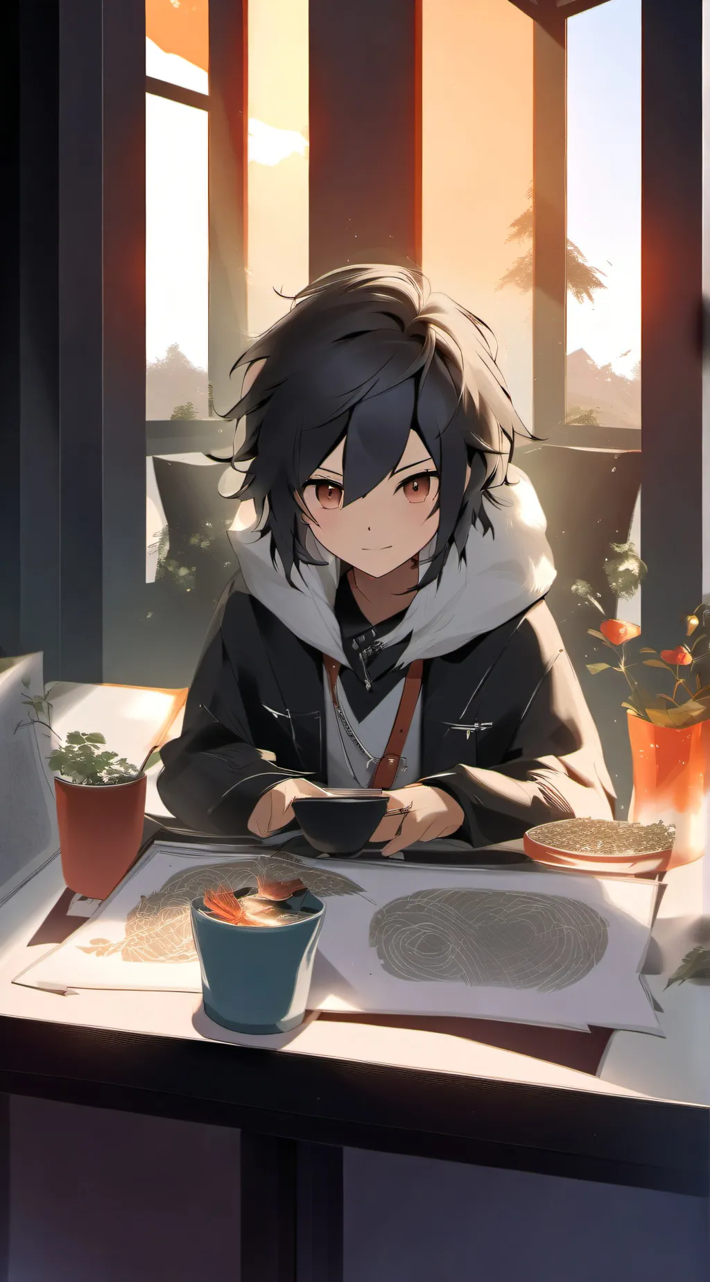 ai character: Alan background
