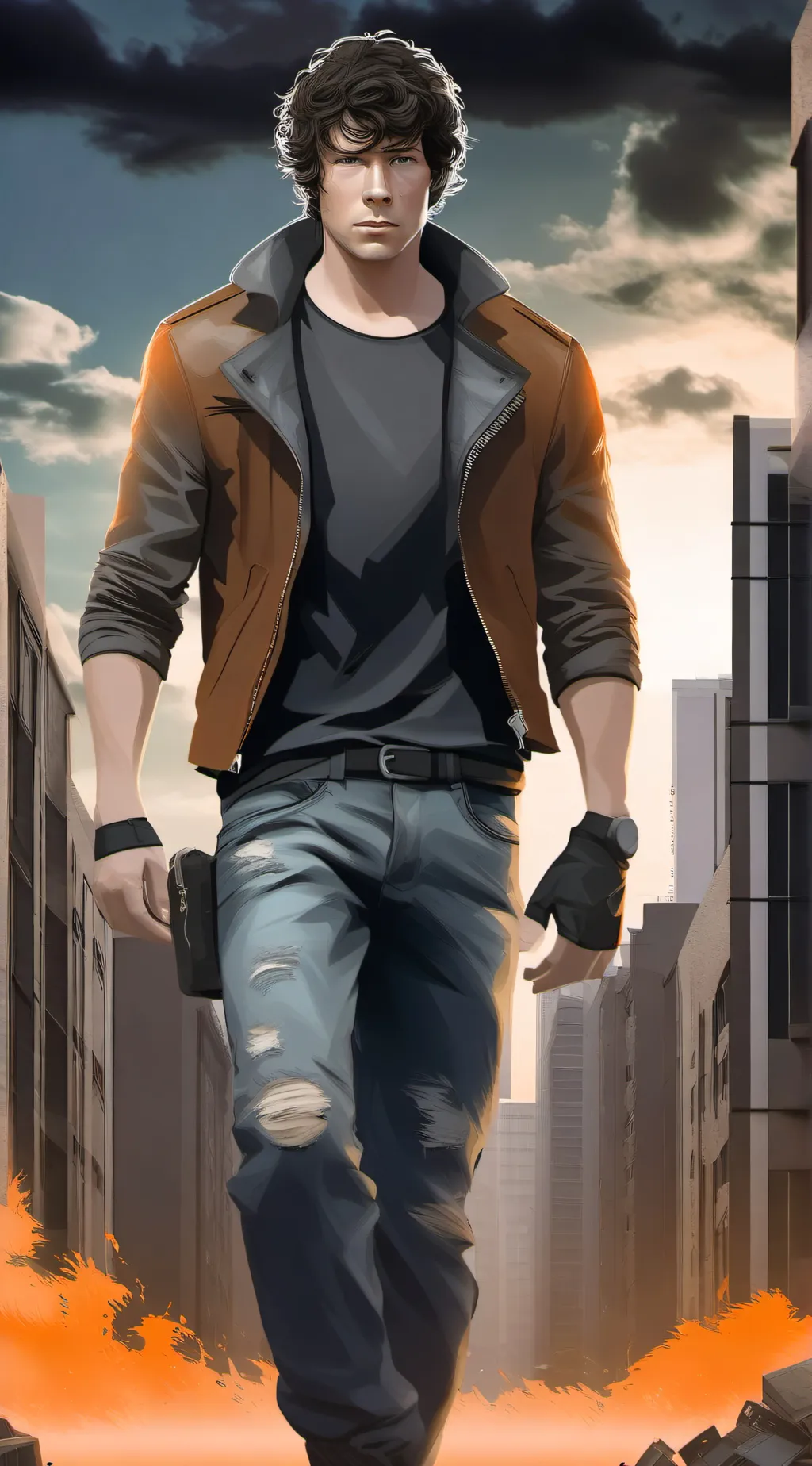 ai character: Carl Grimes background
