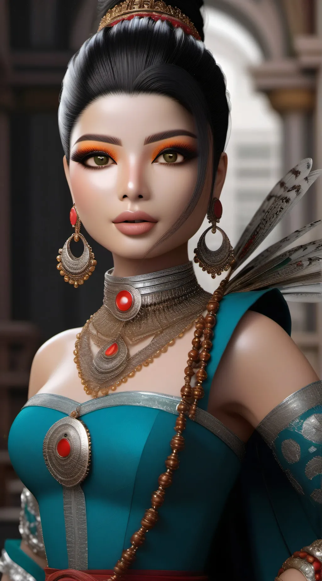 ai character: Dress to impress background