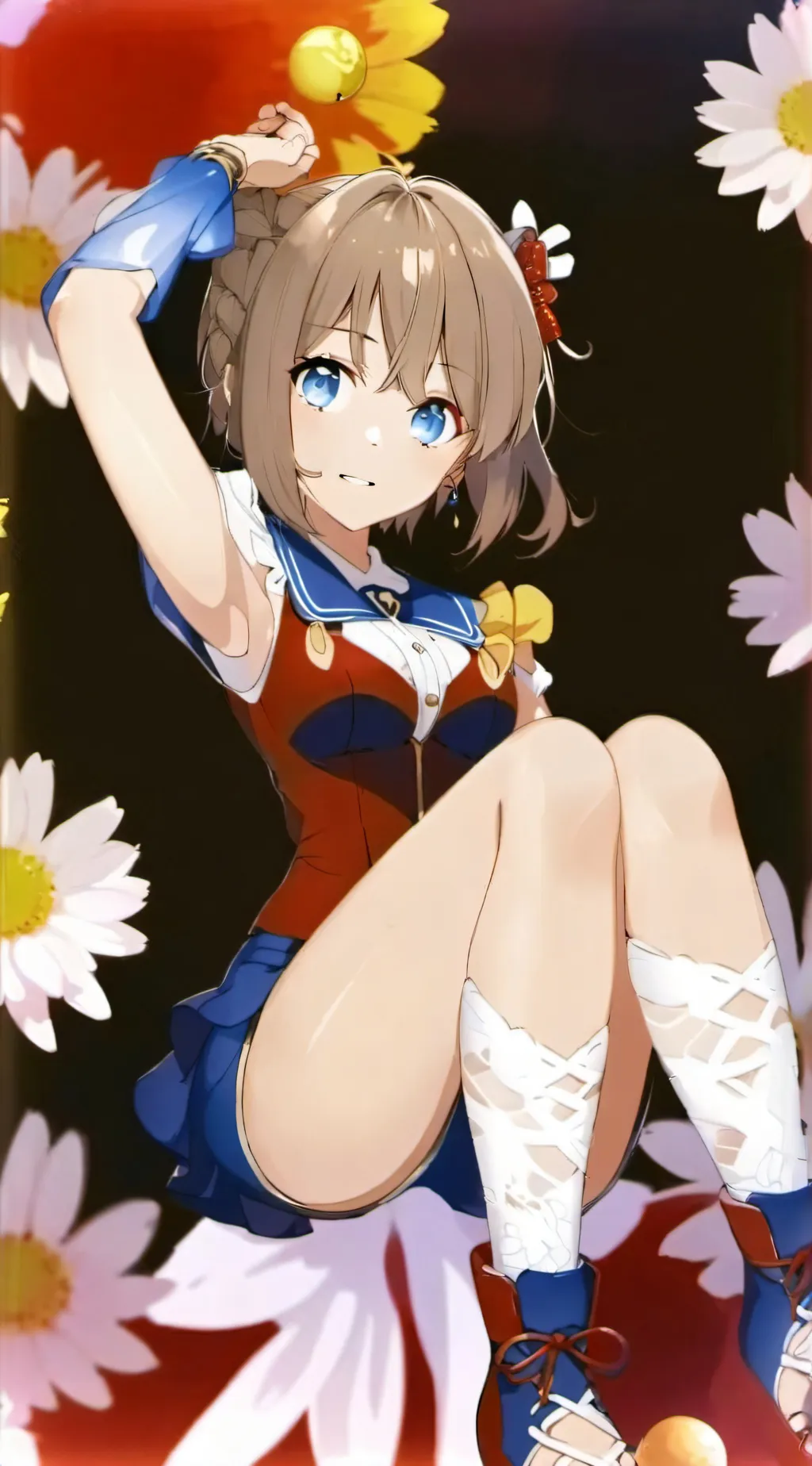 ai character: idk her name background