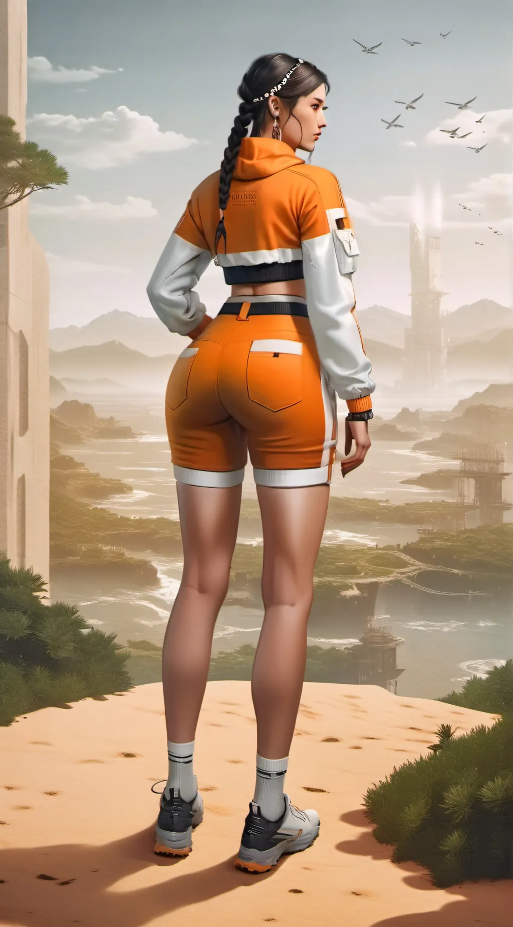 ai character: giant ass 😏🍦 background