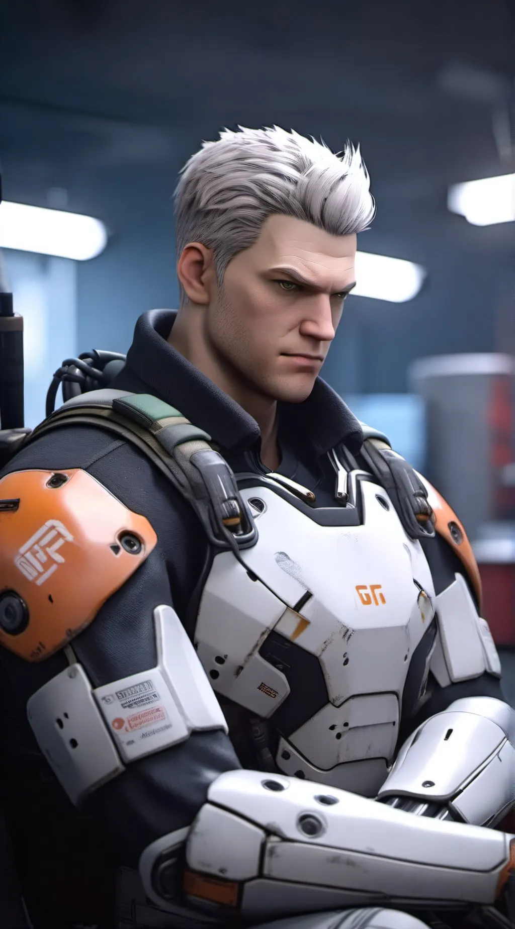 ai character: Batou(10) background