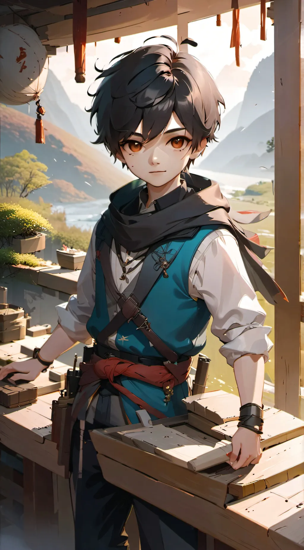 ai character: Jayde  background