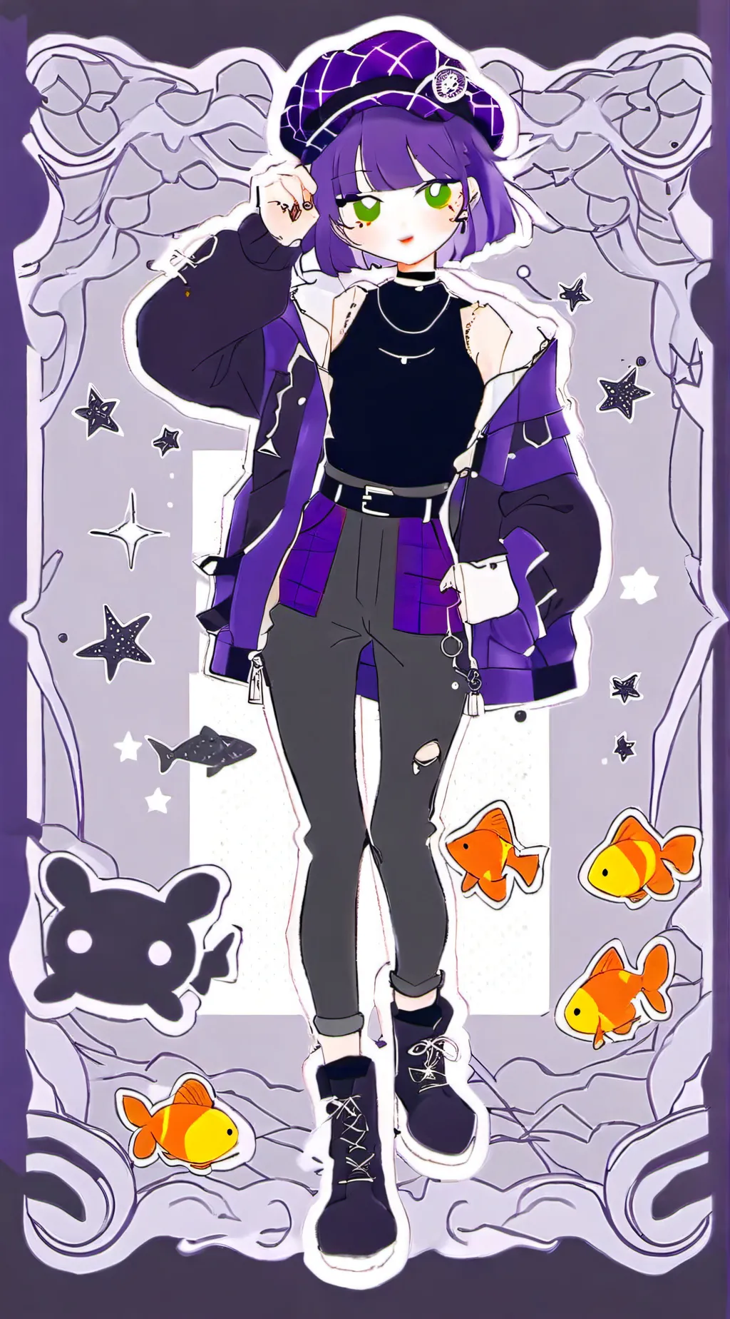 ai character: Rise of red  background