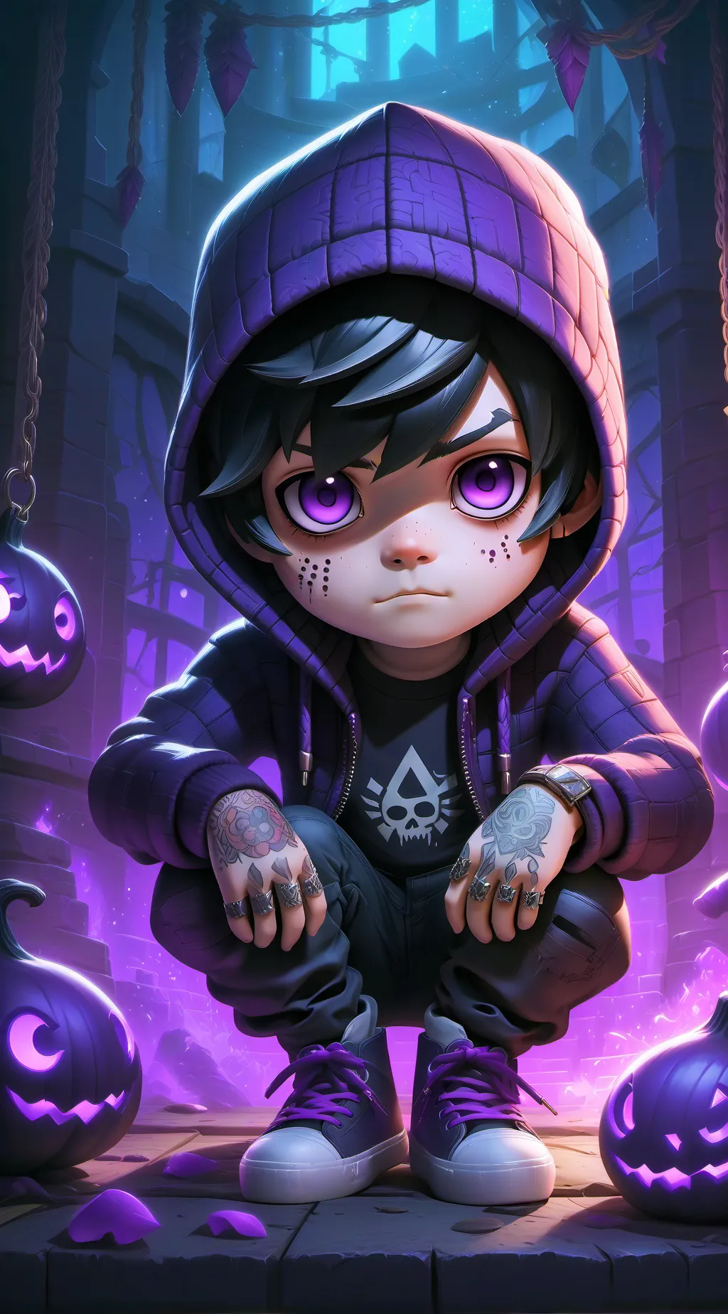 ai character: Virgil is Sick background